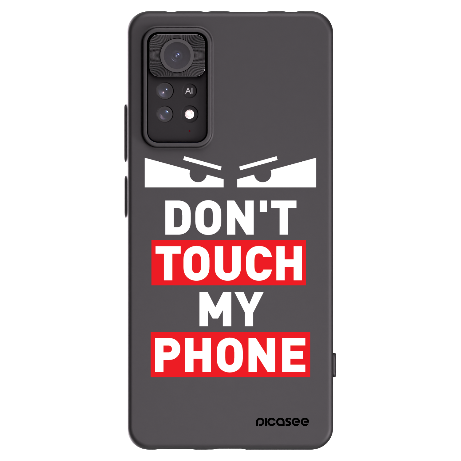 Picasee Μαύρη θήκη σιλικόνης για Xiaomi Redmi Note 11 Pro 5G - Shadow Eye - Transparent