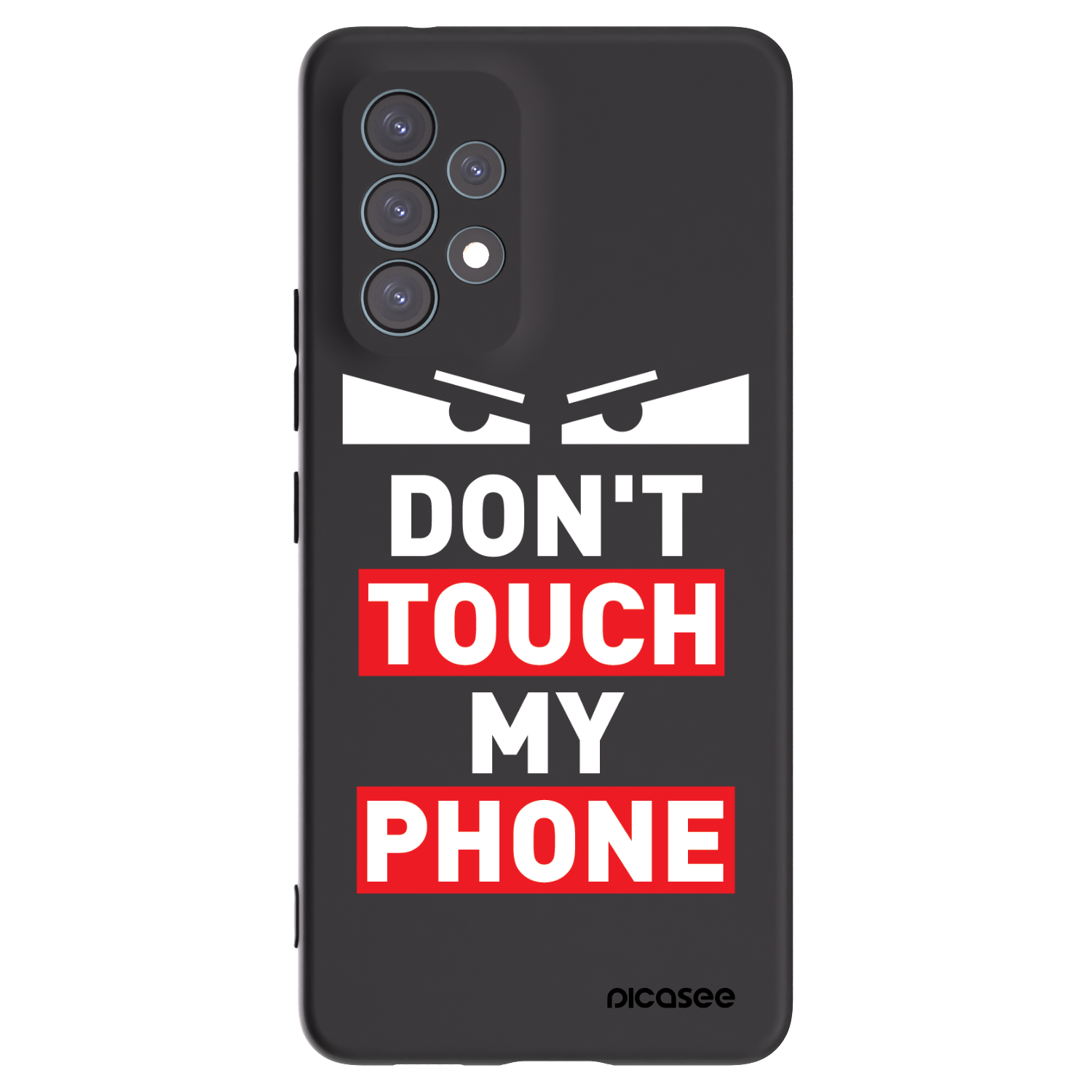 Picasee Μαύρη θήκη σιλικόνης για Samsung Galaxy A53 5G A536 - Shadow Eye - Transparent