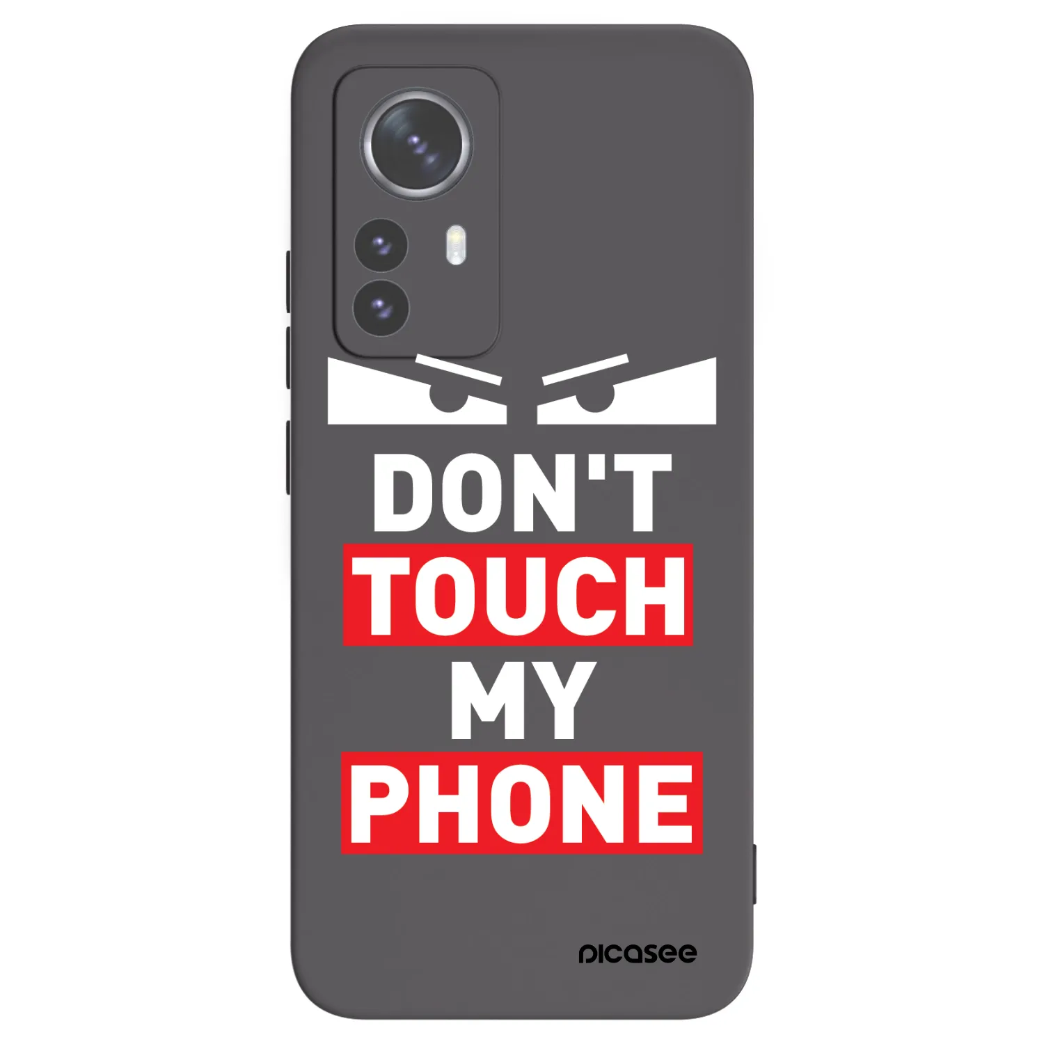 Picasee Μαύρη θήκη σιλικόνης για Xiaomi 12 Pro - Shadow Eye - Transparent