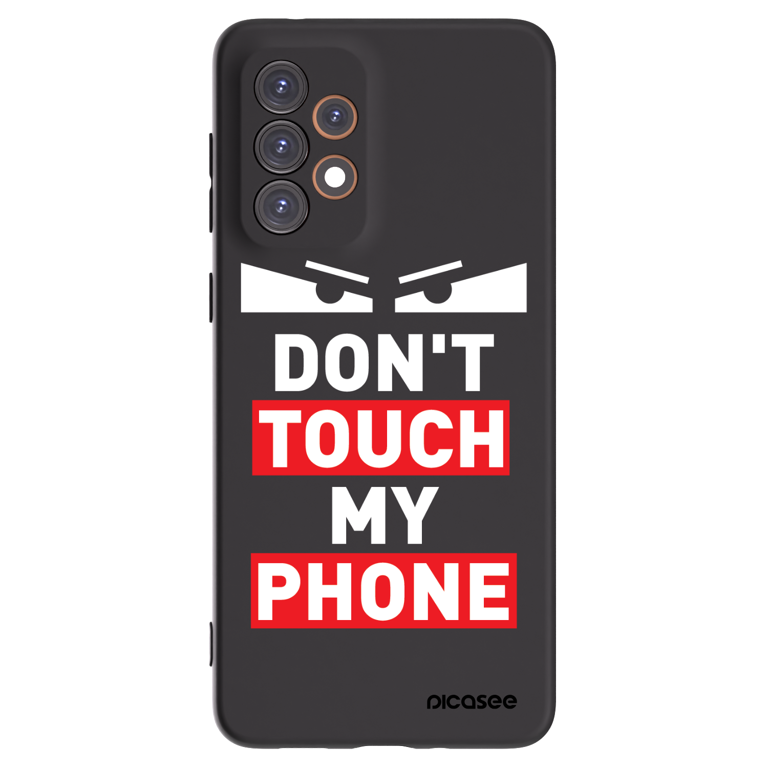 Picasee Μαύρη θήκη σιλικόνης για Samsung Galaxy A33 5G A336 - Shadow Eye - Transparent