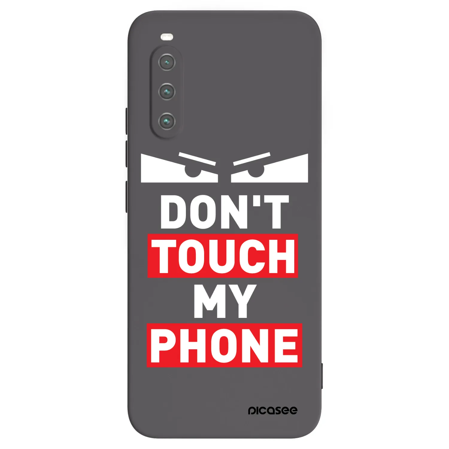 Picasee Μαύρη θήκη σιλικόνης για Sony Xperia 10 IV 5G - Shadow Eye - Transparent