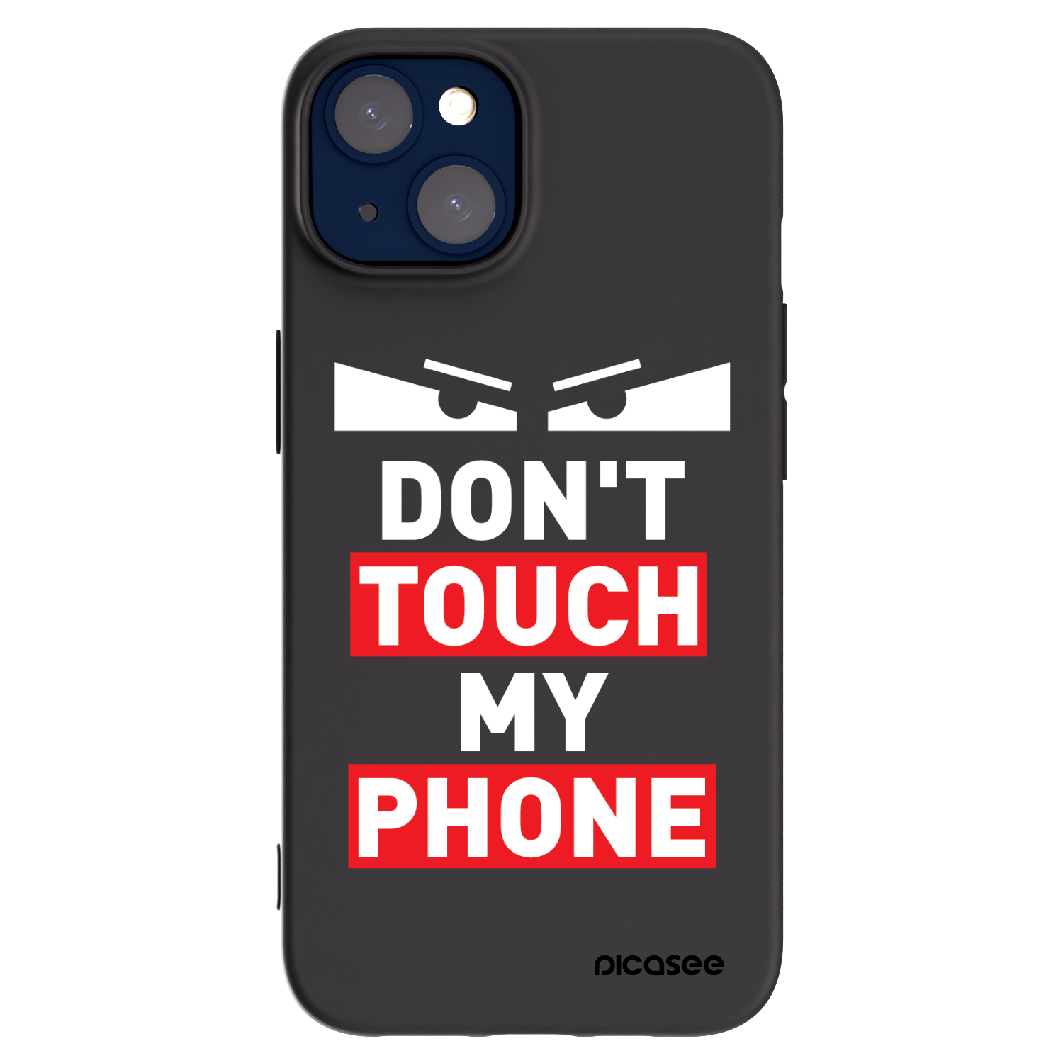 Picasee Μαύρη θήκη σιλικόνης για Apple iPhone 14 - Shadow Eye - Transparent