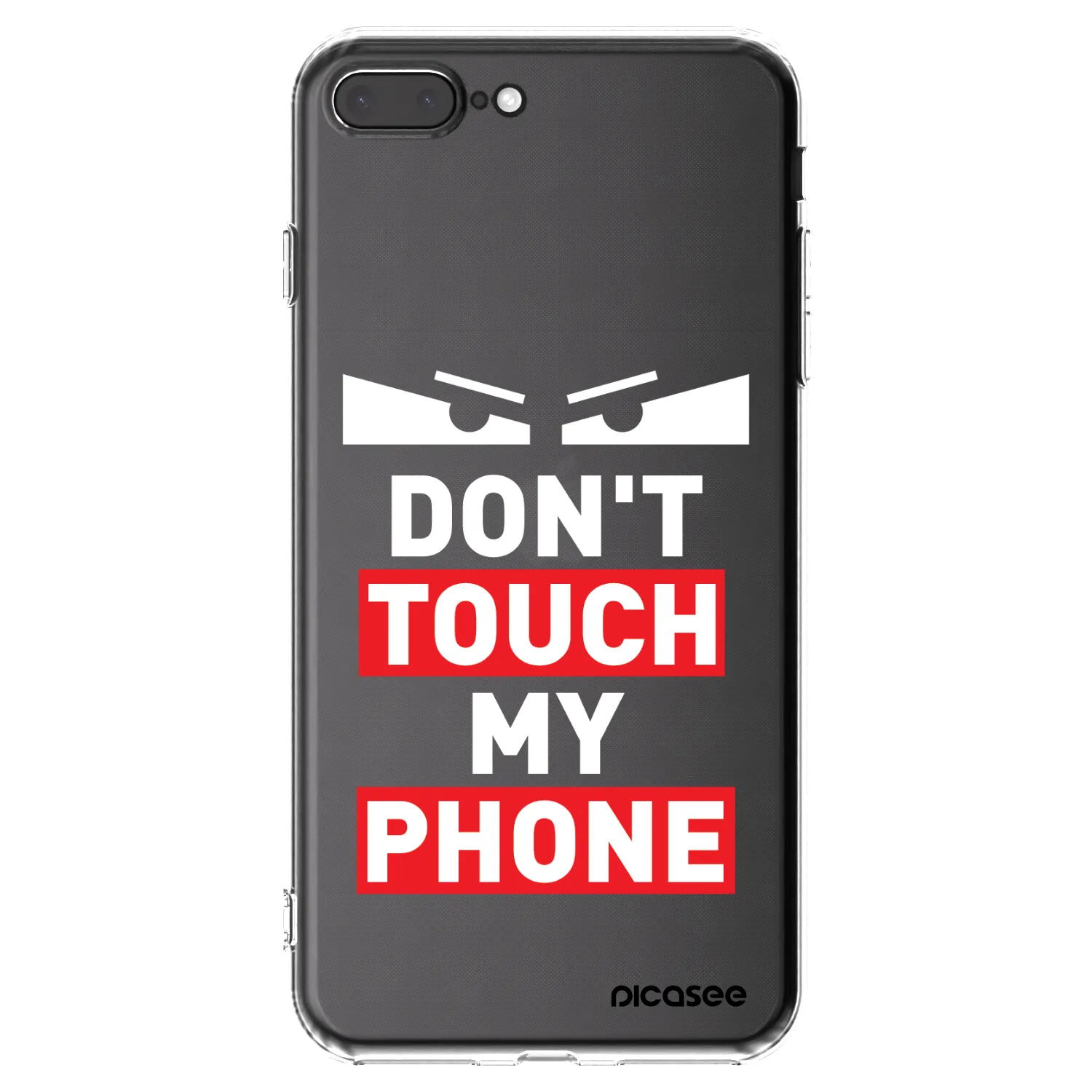 Picasee διαφανής θήκη σιλικόνης Apple iPhone 8 Plus - Shadow Eye - Transparent