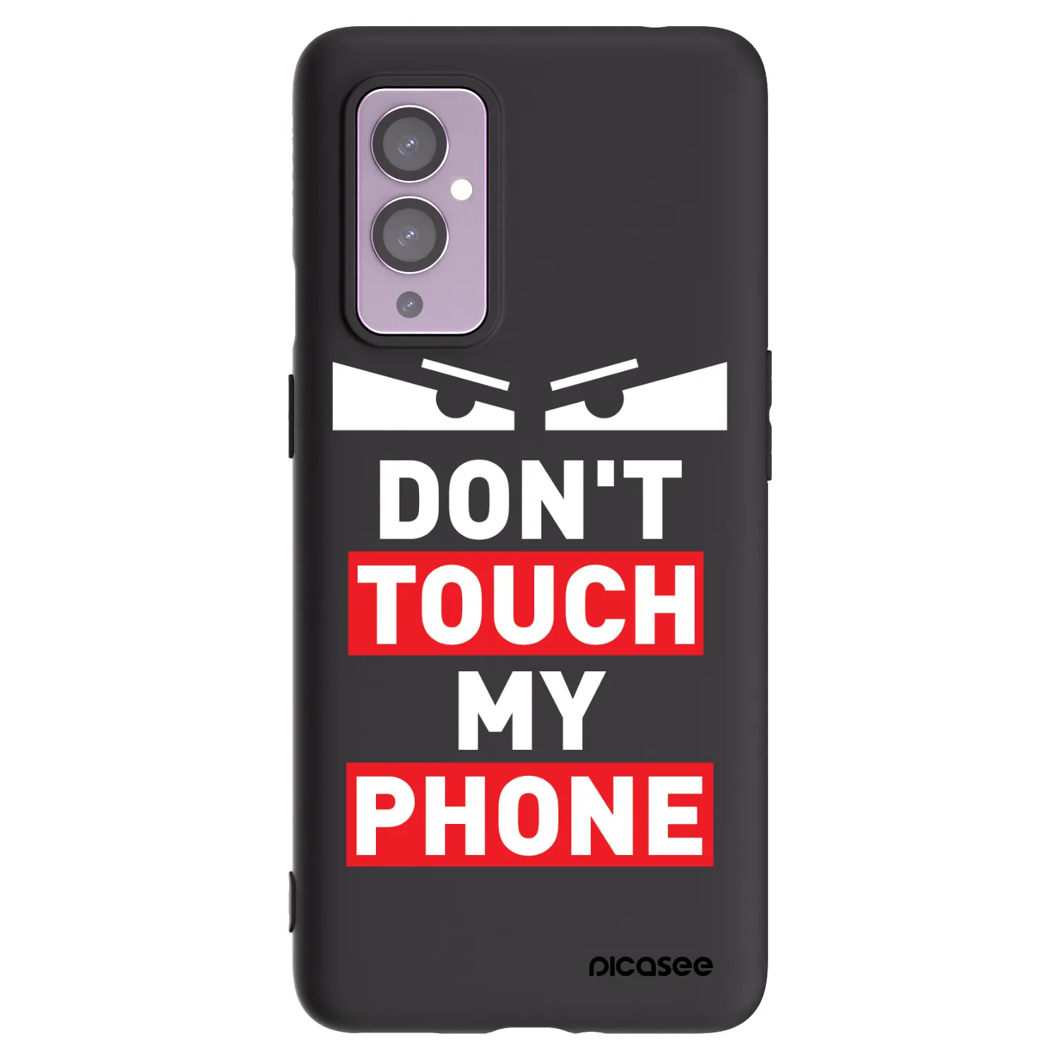 Picasee Μαύρη θήκη σιλικόνης για OnePlus 9 - Shadow Eye - Transparent