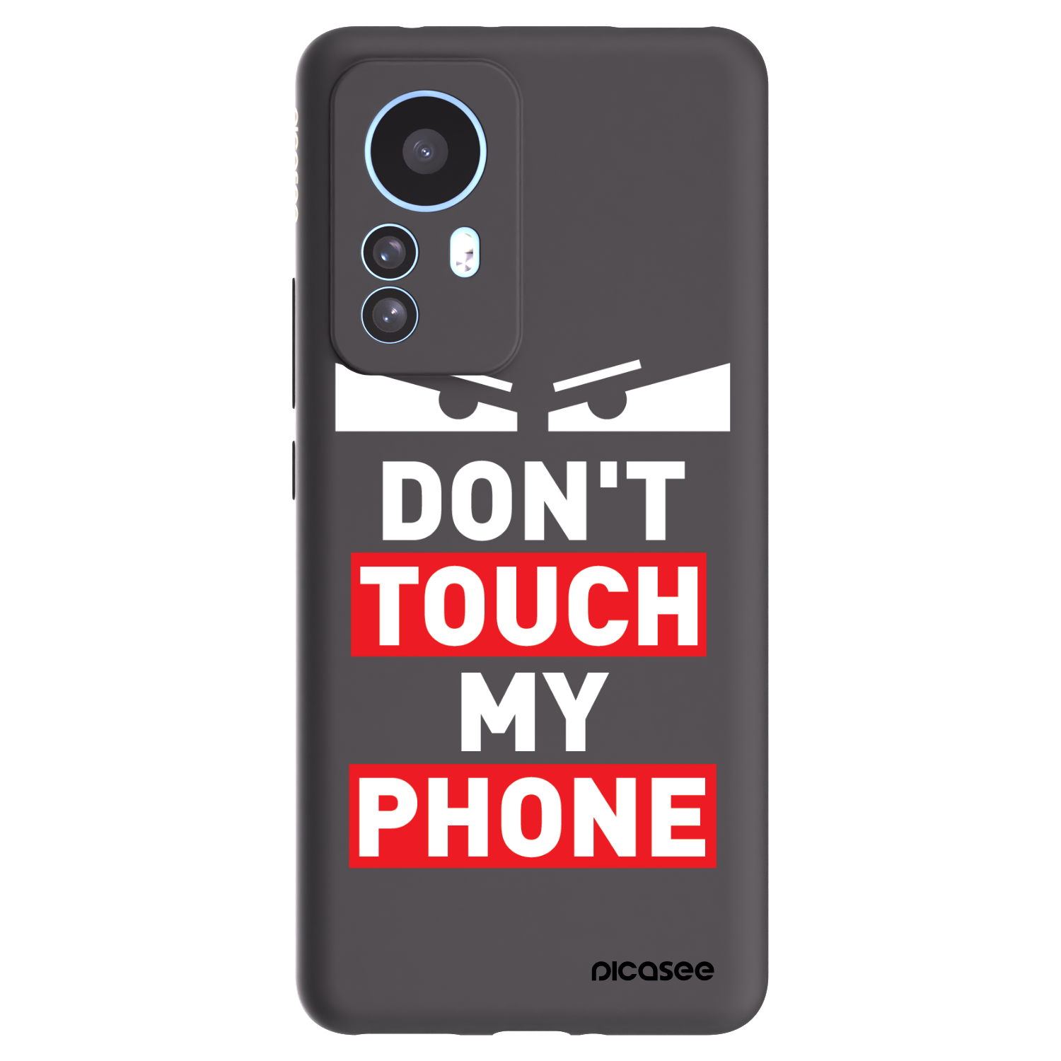 Picasee Μαύρη θήκη σιλικόνης για Xiaomi 12T Pro - Shadow Eye - Transparent