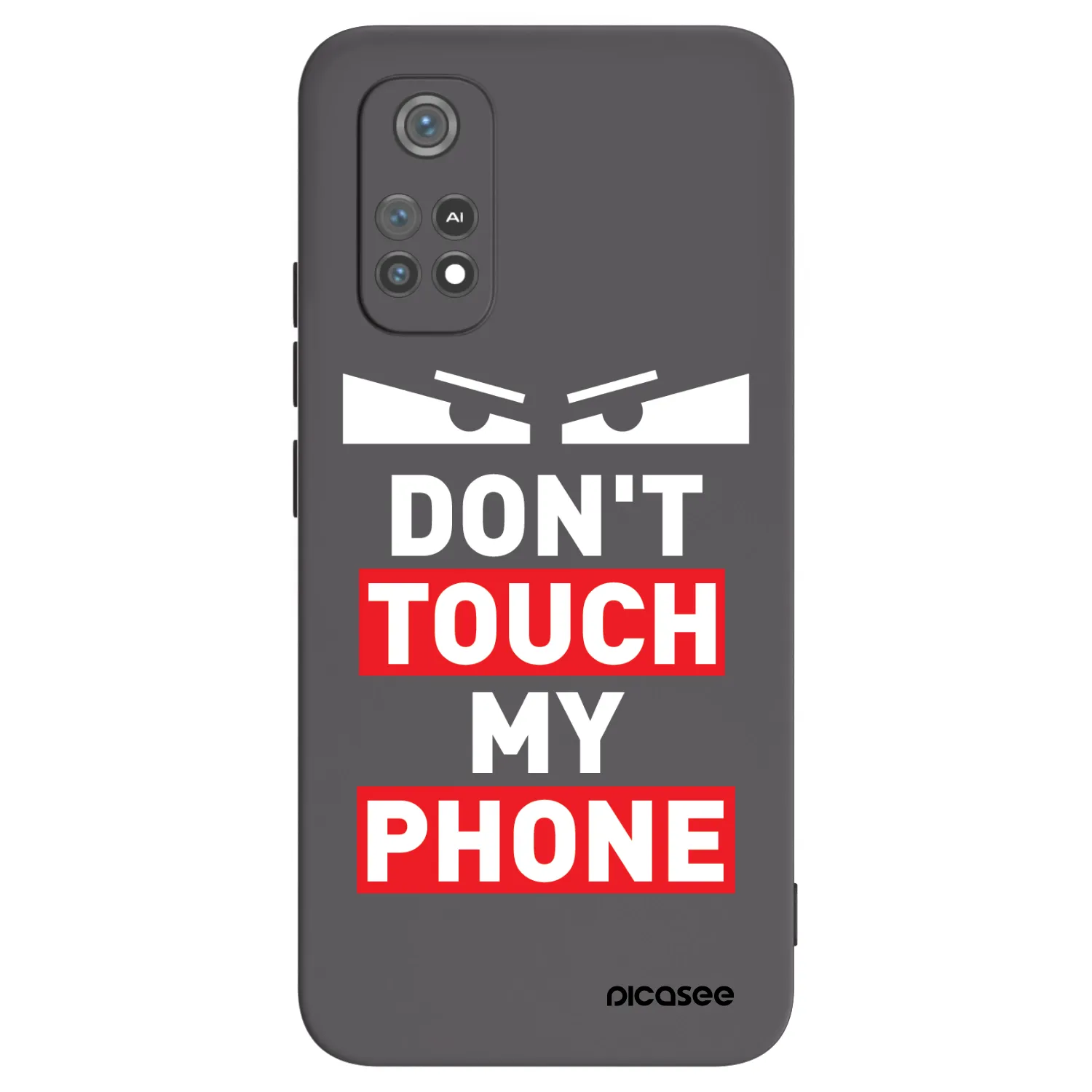 Picasee Μαύρη θήκη σιλικόνης για Xiaomi Poco M4 Pro - Shadow Eye - Transparent