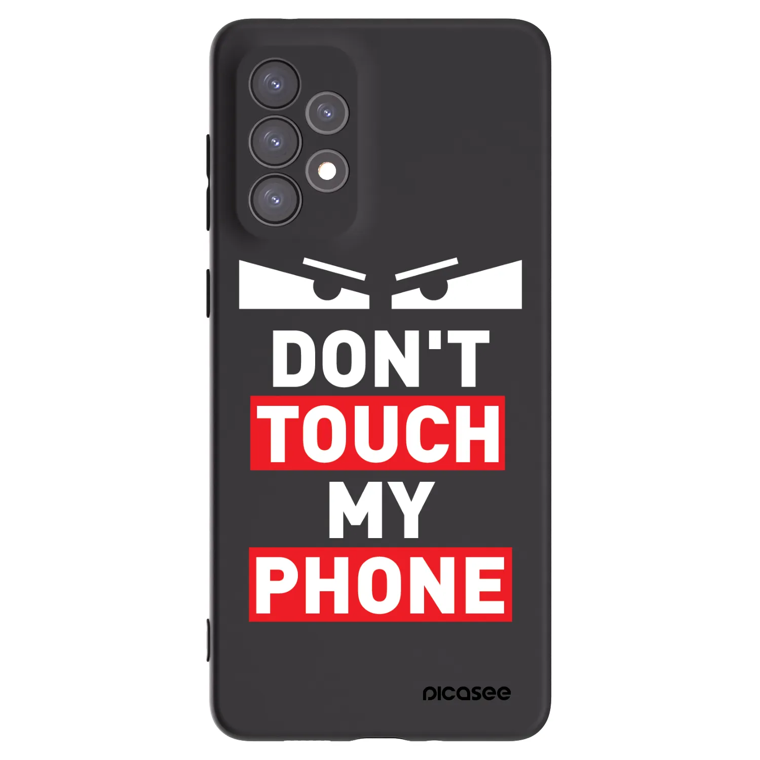 Picasee Μαύρη θήκη σιλικόνης για Samsung Galaxy A73 5G - Shadow Eye - Transparent