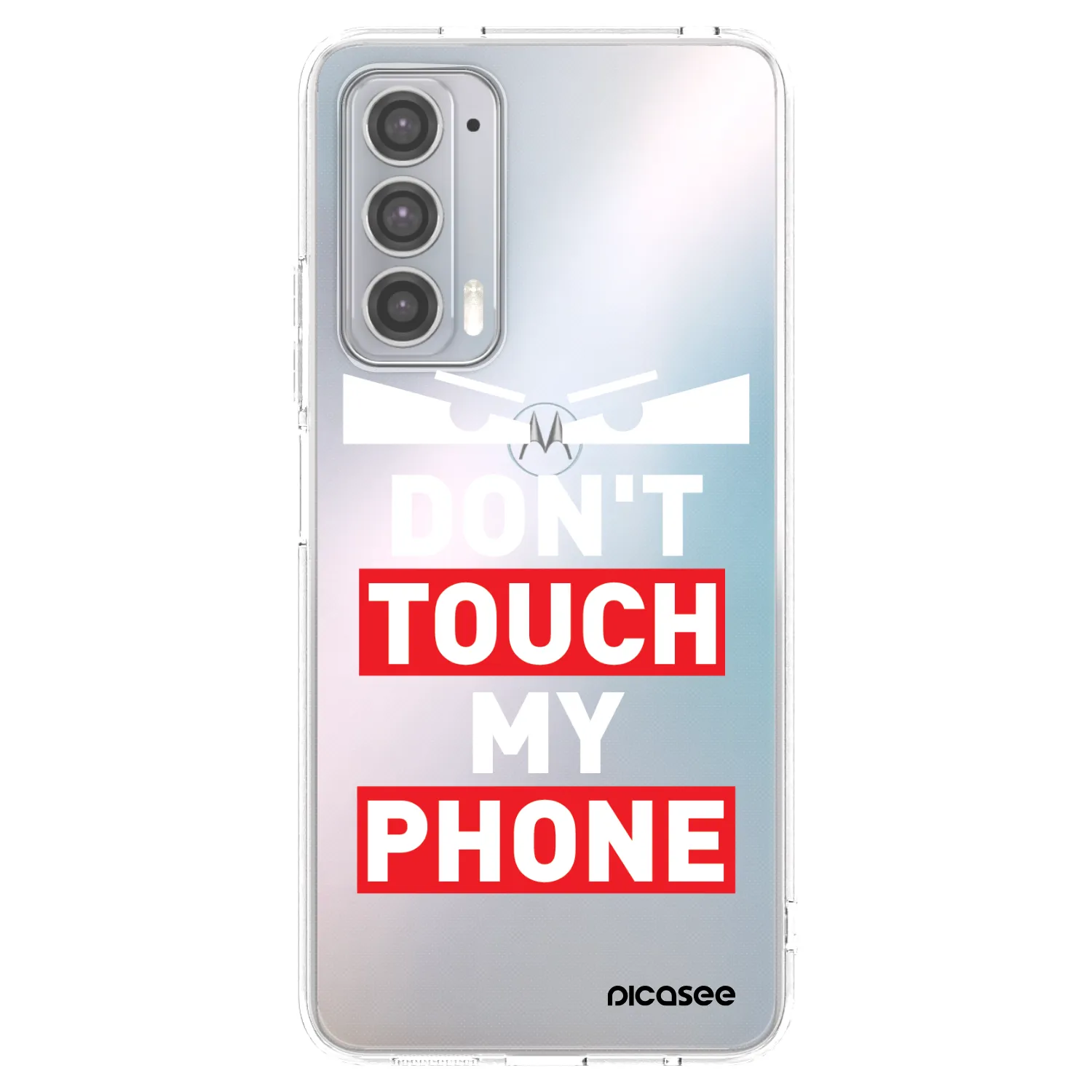 Picasee διαφανής θήκη σιλικόνης Motorola Edge 20 - Shadow Eye - Transparent