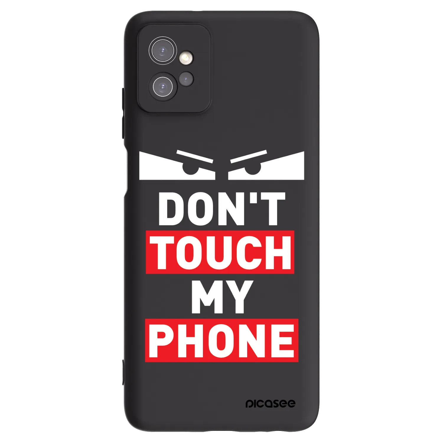 Picasee Μαύρη θήκη σιλικόνης για Motorola Moto G32 - Shadow Eye - Transparent