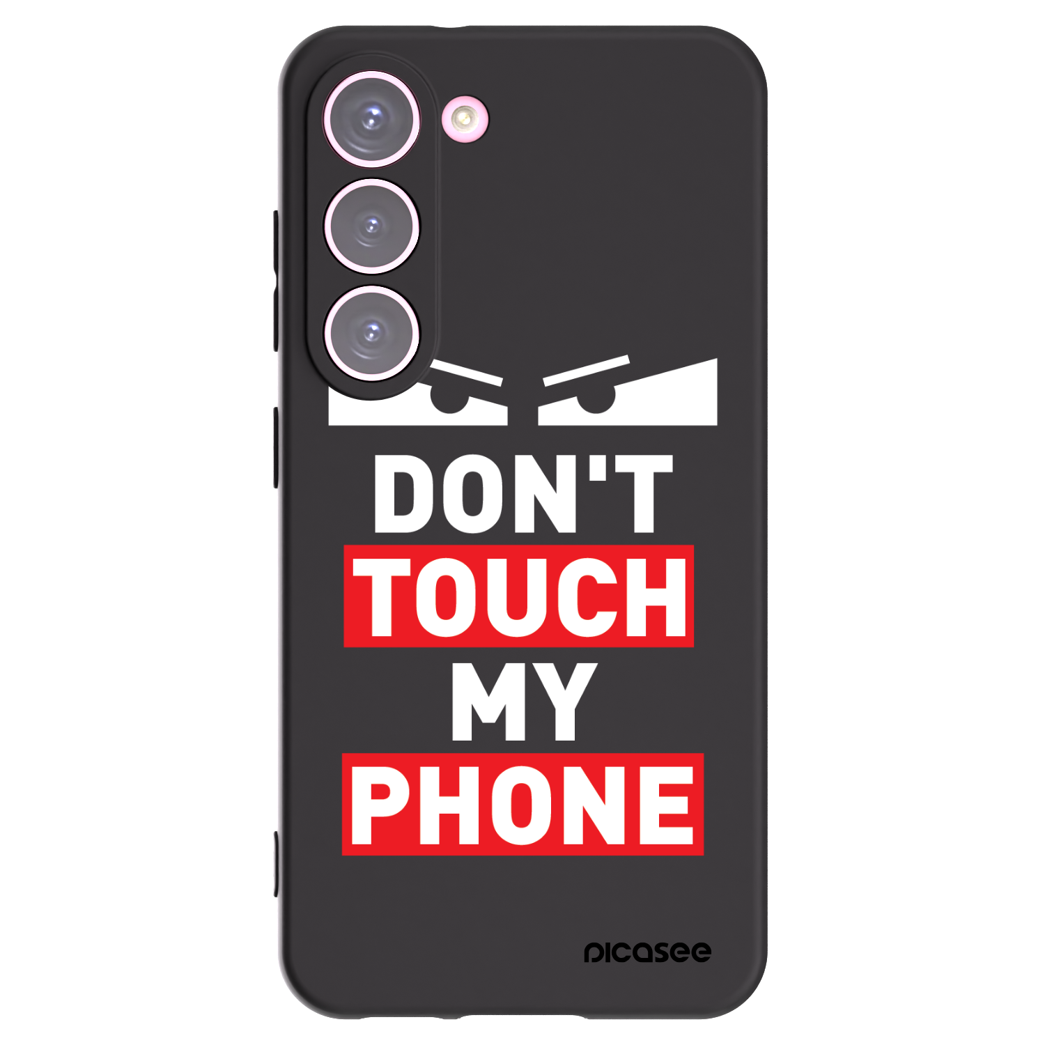 Picasee Μαύρη θήκη σιλικόνης για Samsung Galaxy S23 5G - Shadow Eye - Transparent