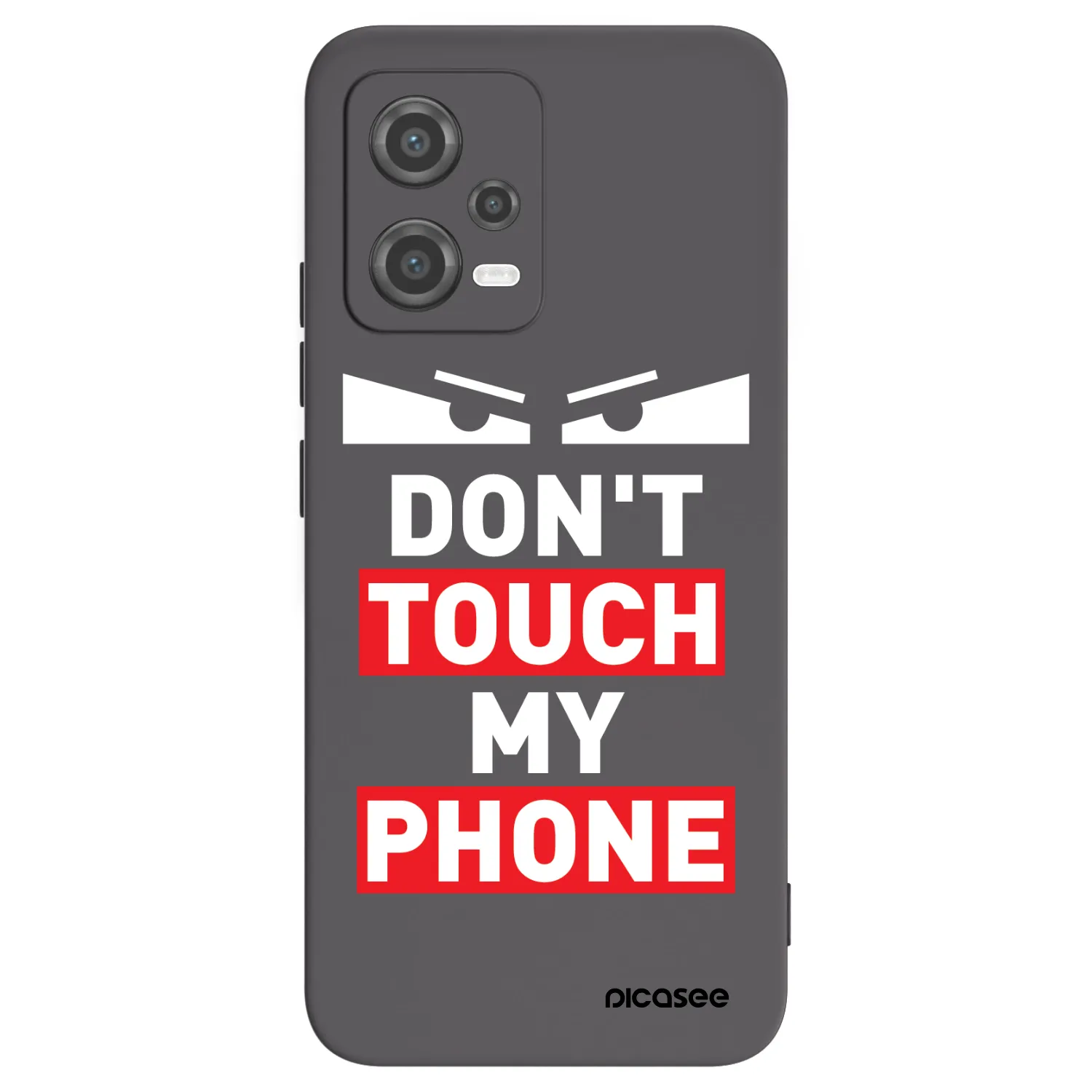 Picasee Μαύρη θήκη σιλικόνης για Xiaomi Poco X5 - Shadow Eye - Transparent