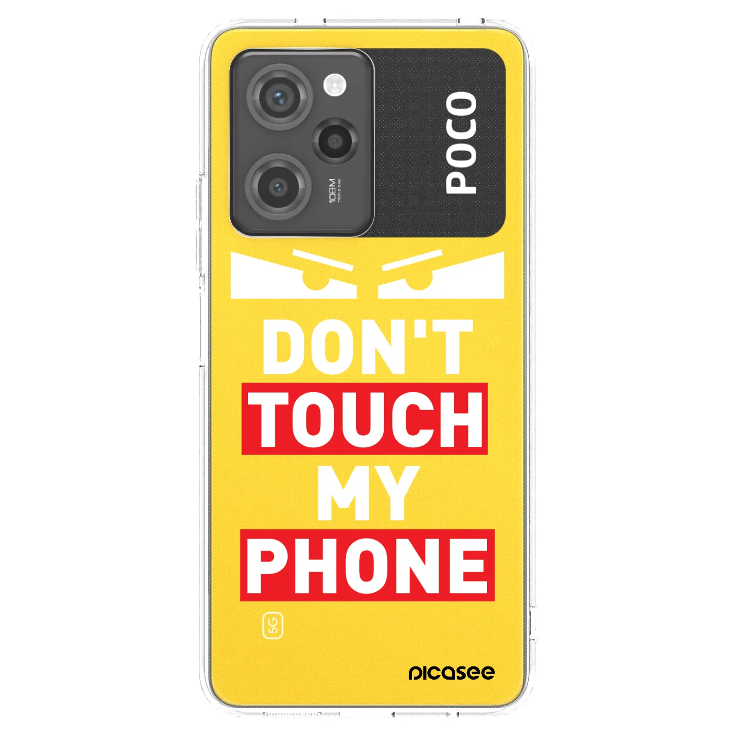 Picasee διαφανής θήκη σιλικόνης Xiaomi Poco X5 Pro - Shadow Eye - Transparent