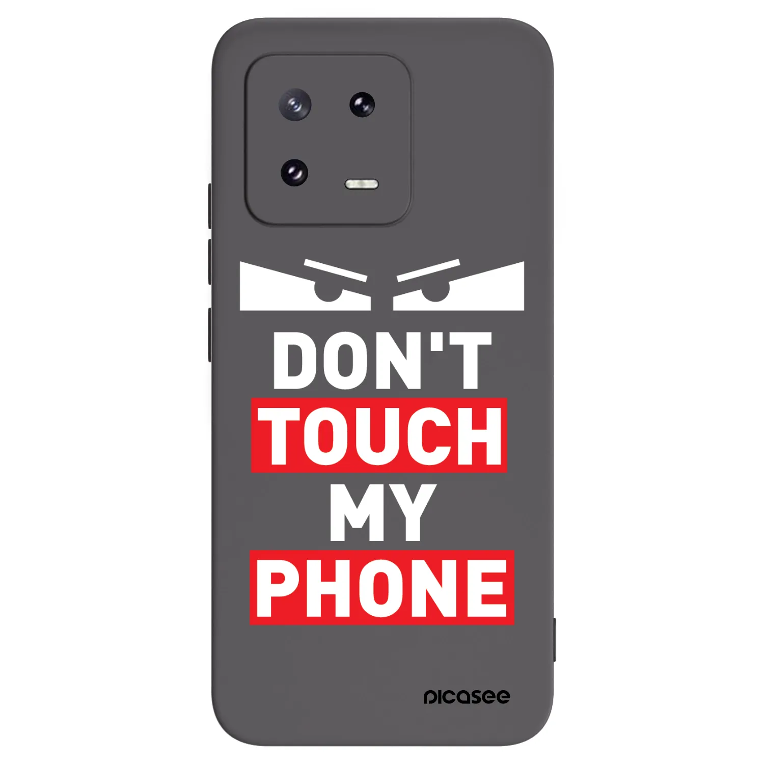 Picasee Μαύρη θήκη σιλικόνης για Xiaomi 13 Pro - Shadow Eye - Transparent