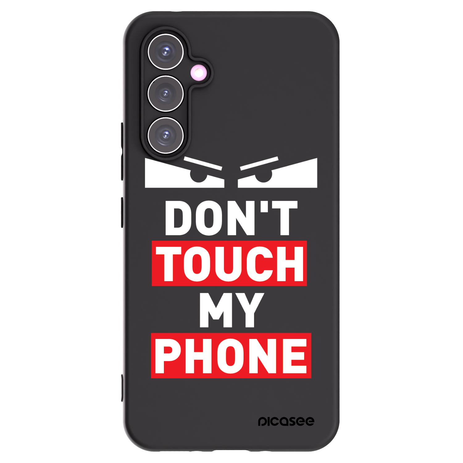 Picasee Μαύρη θήκη σιλικόνης για Samsung Galaxy A54 5G A546B - Shadow Eye - Transparent
