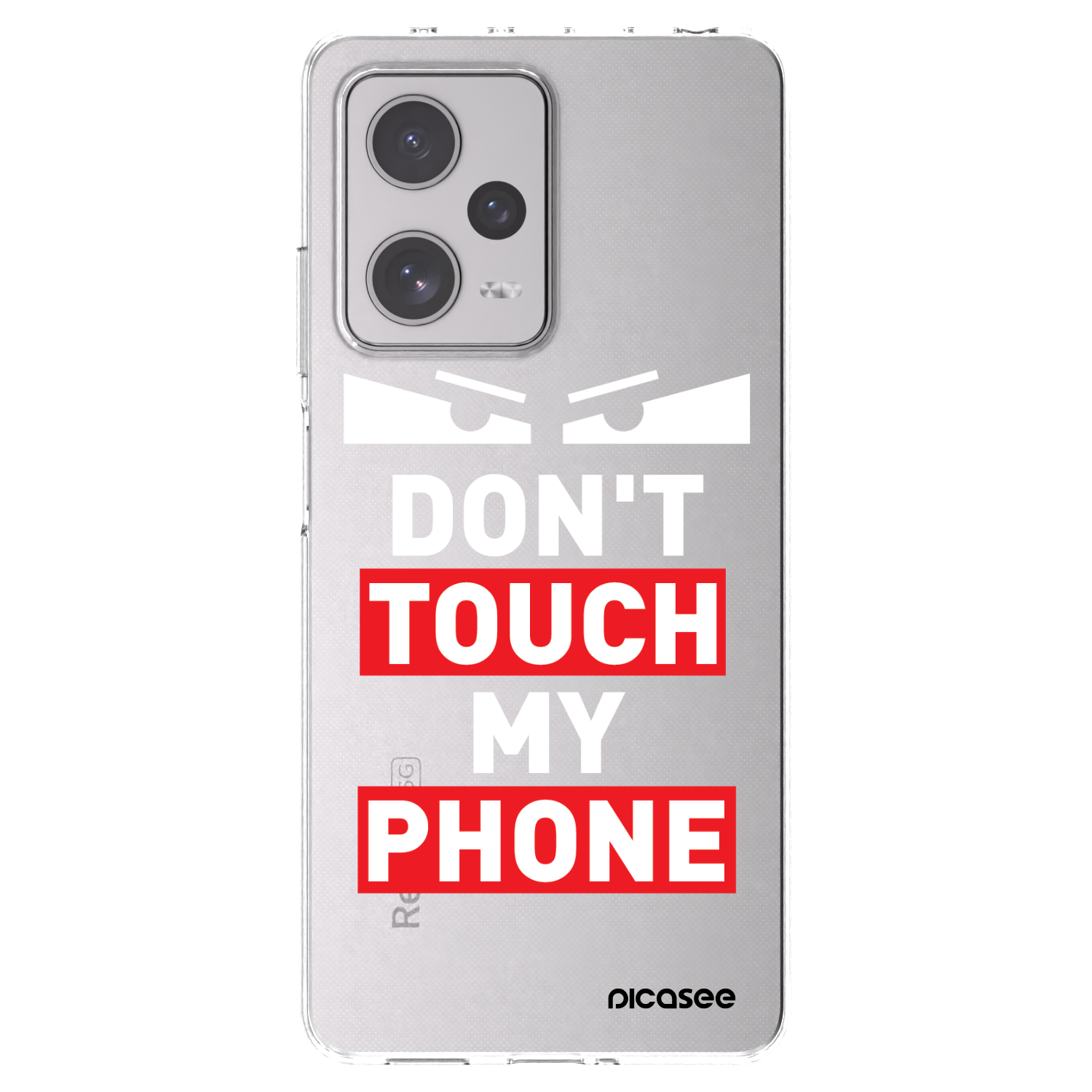 Picasee διαφανής θήκη σιλικόνης Xiaomi Redmi Note 12 Pro+ 5G - Shadow Eye - Transparent