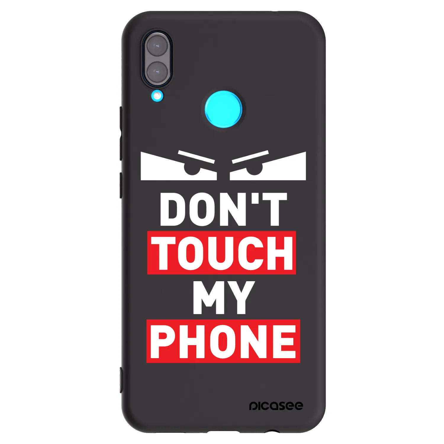 Picasee Μαύρη θήκη σιλικόνης για Huawei Nova 3 - Shadow Eye - Transparent