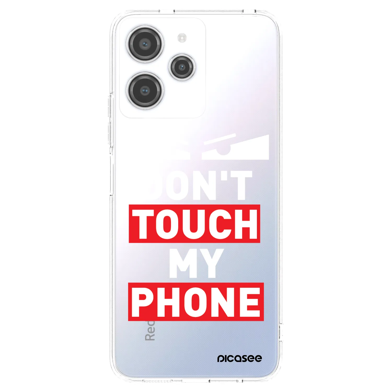 Picasee διαφανής θήκη σιλικόνης Xiaomi Redmi 12 4G - Shadow Eye - Transparent