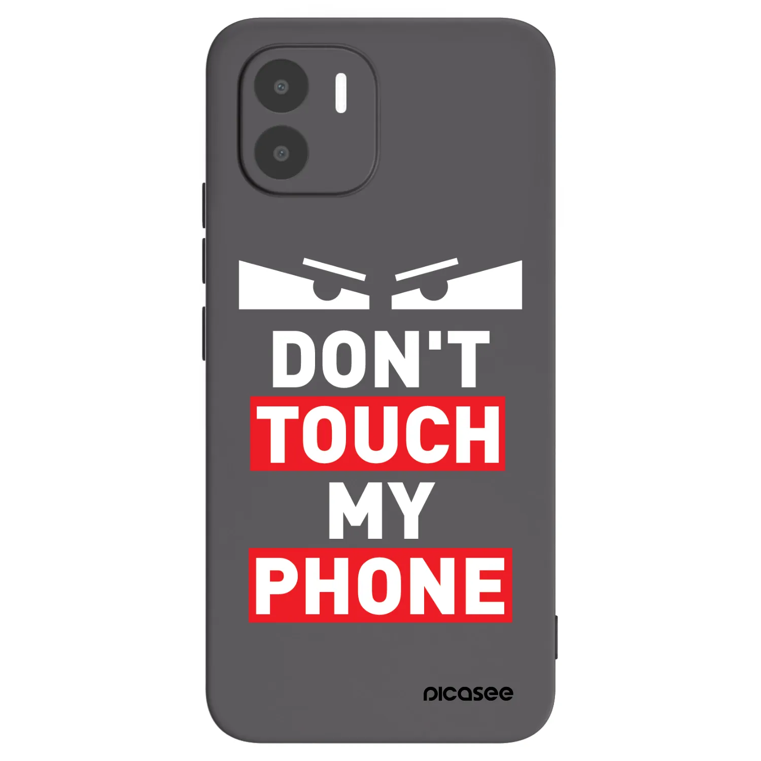 Picasee Μαύρη θήκη σιλικόνης για Xiaomi Redmi A2 - Shadow Eye - Transparent