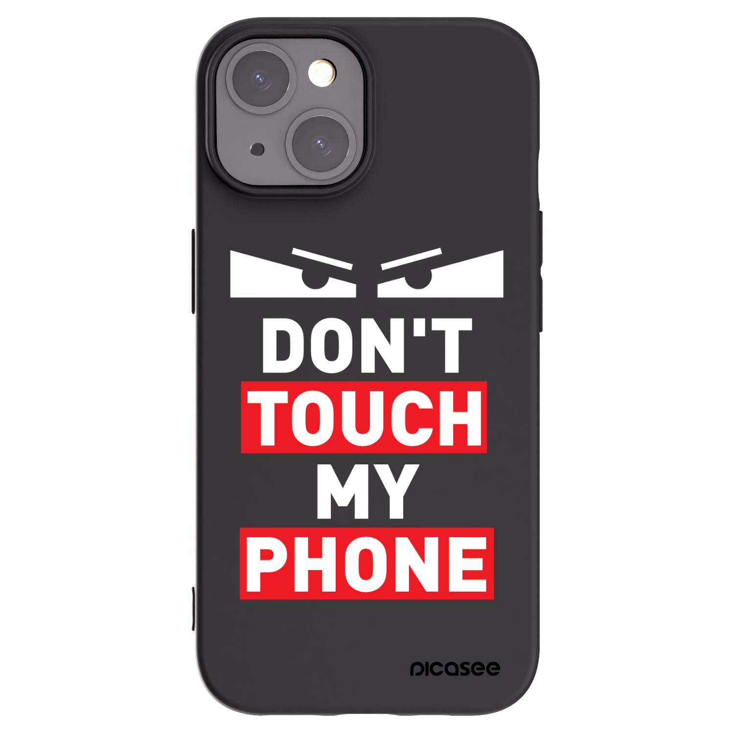 Picasee Μαύρη θήκη σιλικόνης για Apple iPhone 15 - Shadow Eye - Transparent