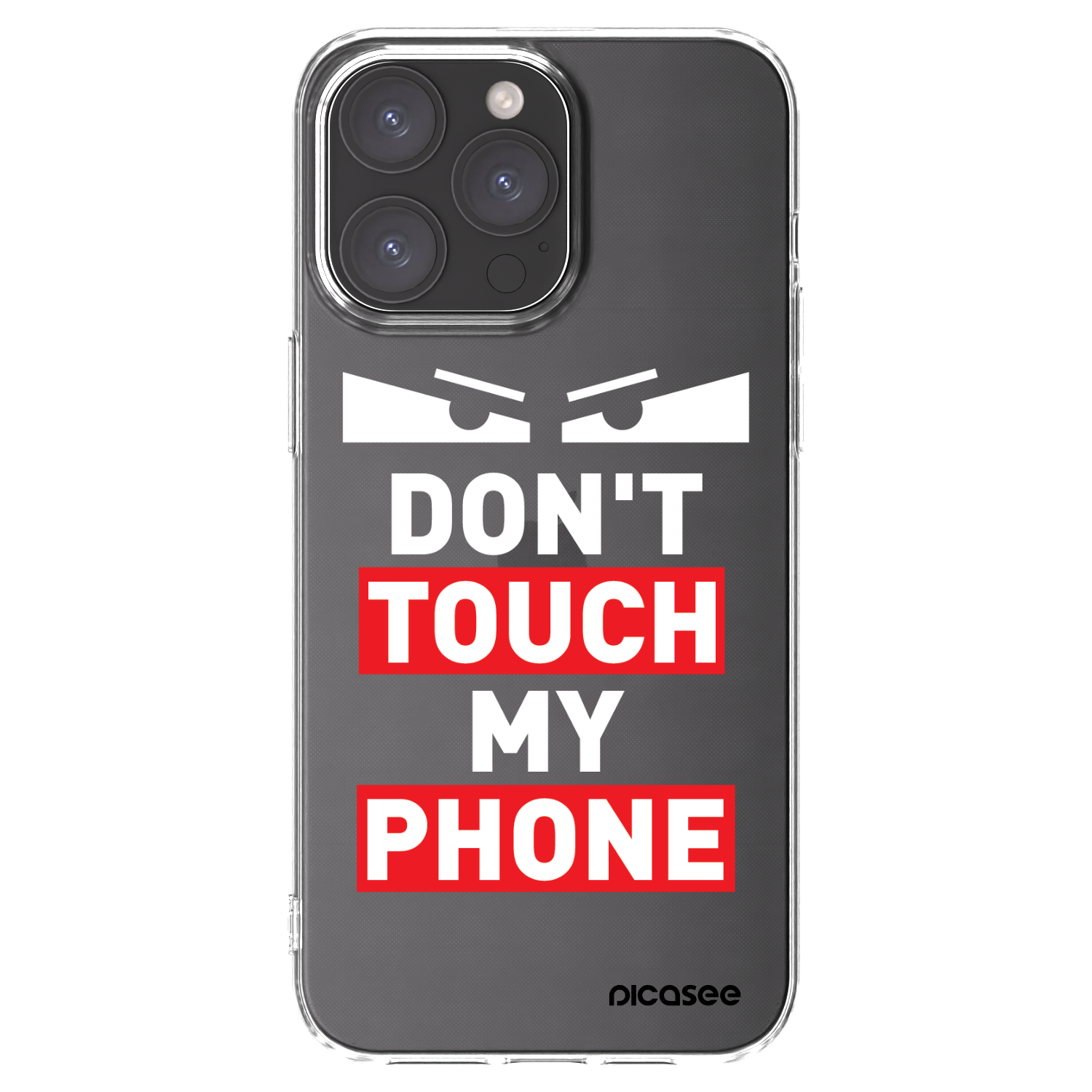 Picasee διαφανής θήκη σιλικόνης Apple iPhone 15 Pro Max - Shadow Eye - Transparent