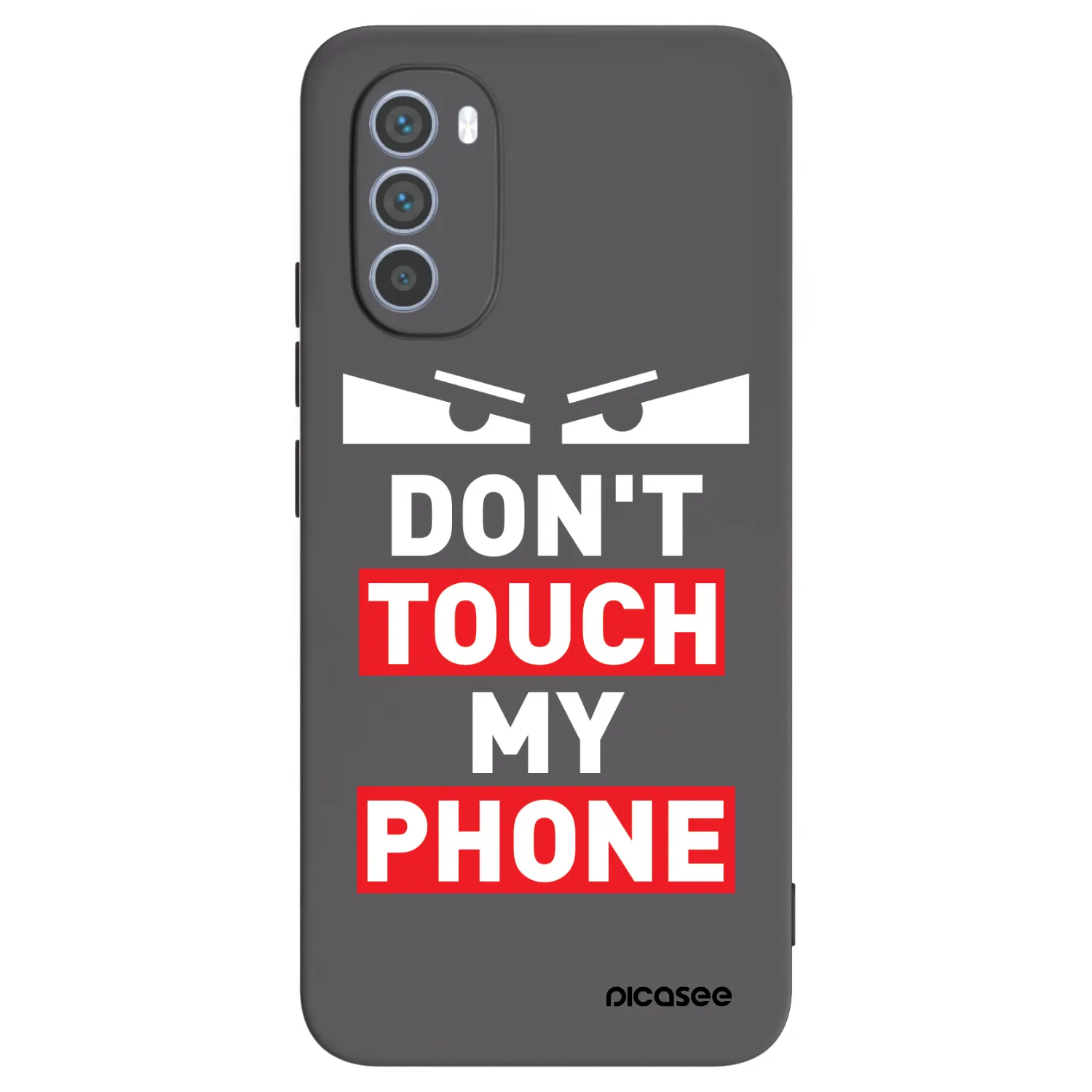 Picasee Μαύρη θήκη σιλικόνης για Motorola Moto G62 - Shadow Eye - Transparent