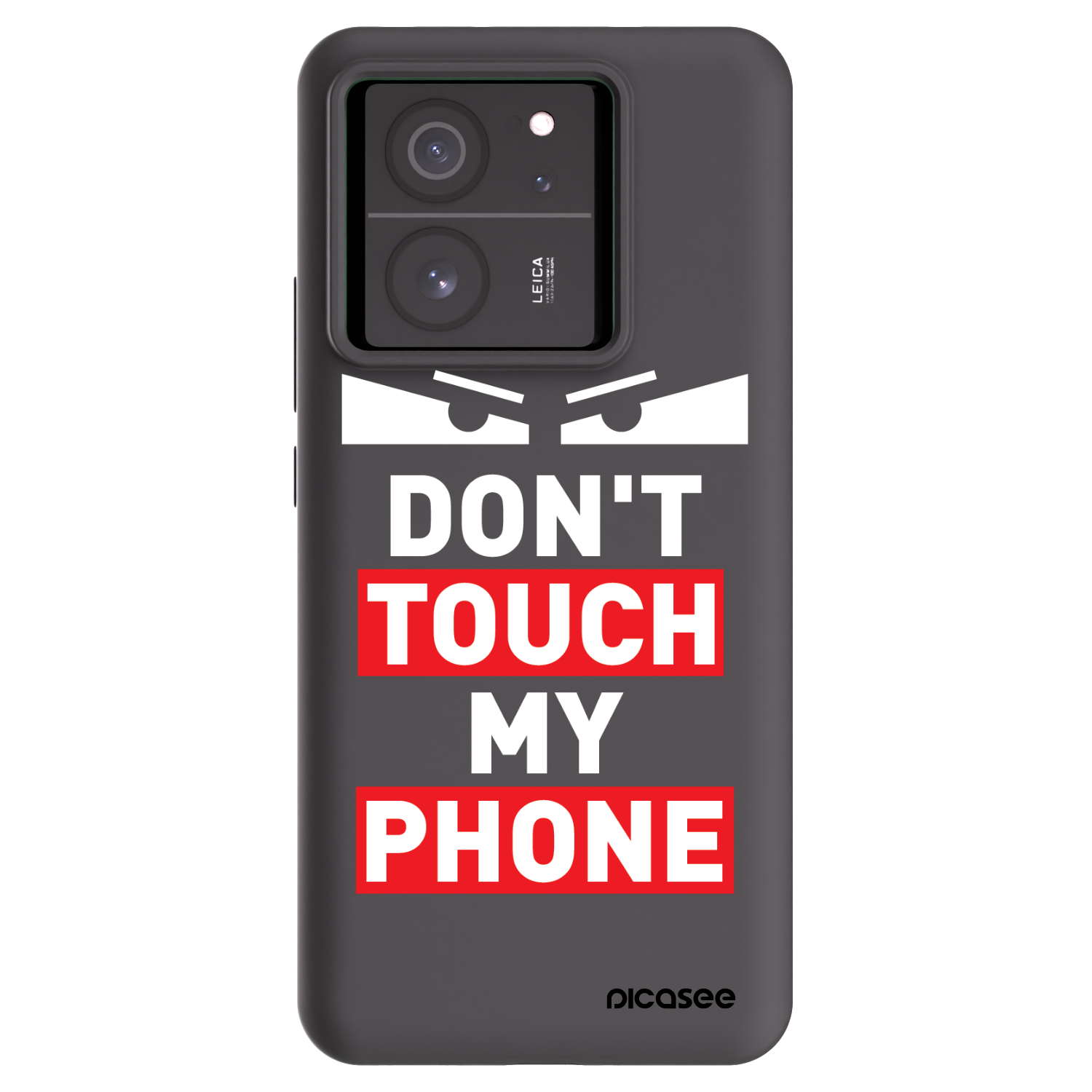 Picasee Μαύρη θήκη σιλικόνης για Xiaomi 13T - Shadow Eye - Transparent