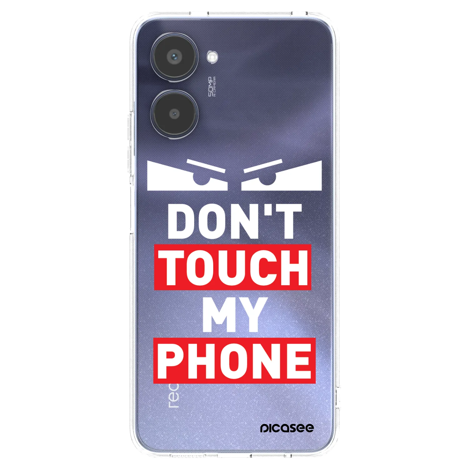 Picasee διαφανής θήκη σιλικόνης Realme 10 4G - Shadow Eye - Transparent