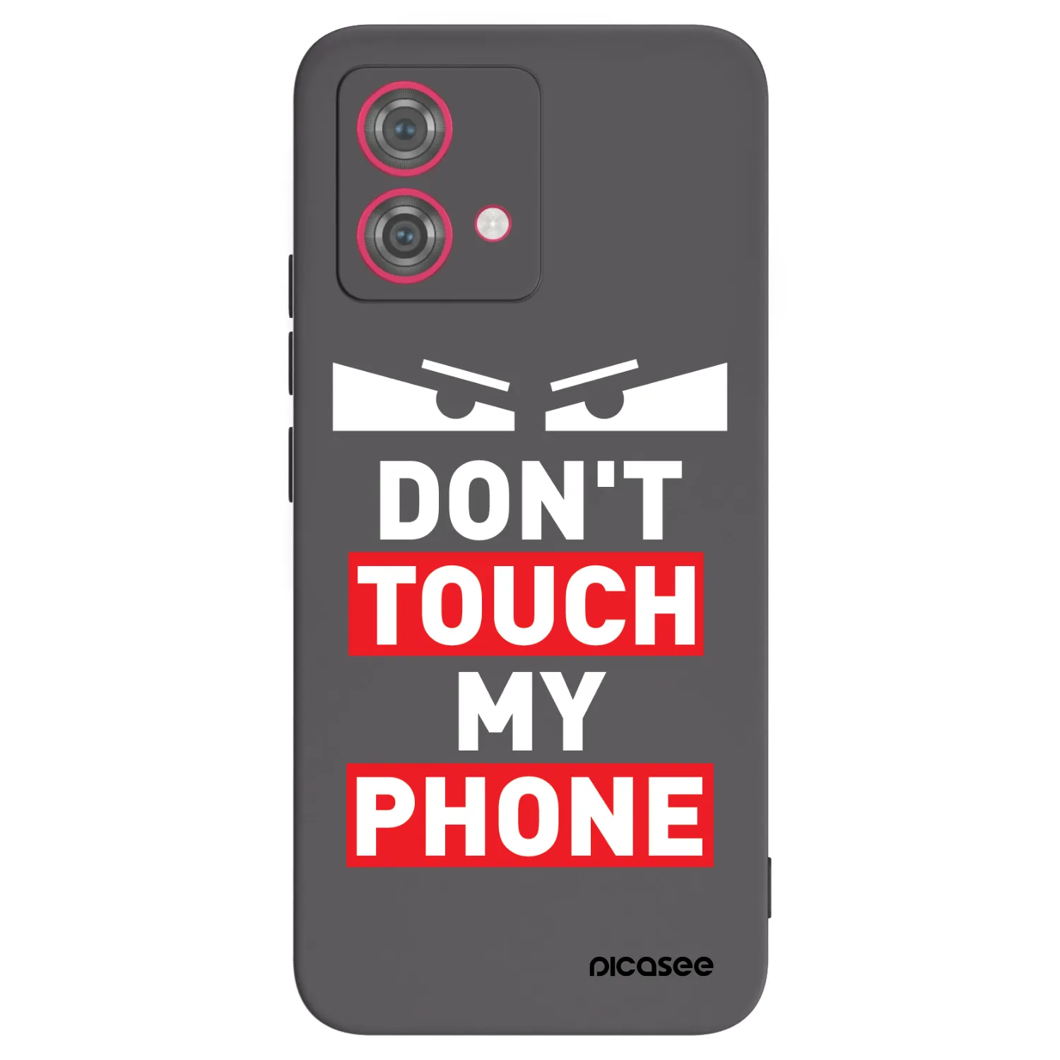 Picasee Μαύρη θήκη σιλικόνης για Motorola Moto G84 5G - Shadow Eye - Transparent