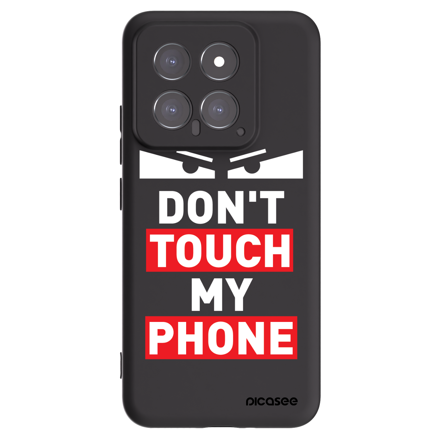 Picasee Μαύρη θήκη σιλικόνης για Xiaomi 14 - Shadow Eye - Transparent