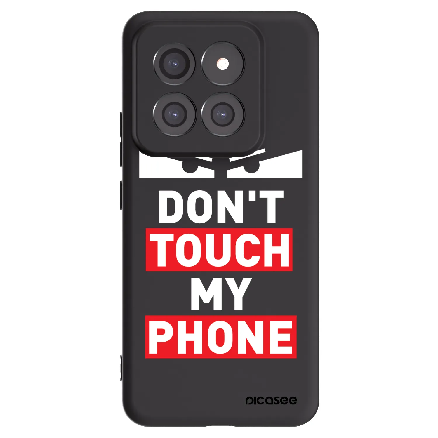 Picasee Μαύρη θήκη σιλικόνης για Xiaomi 14 Pro - Shadow Eye - Transparent