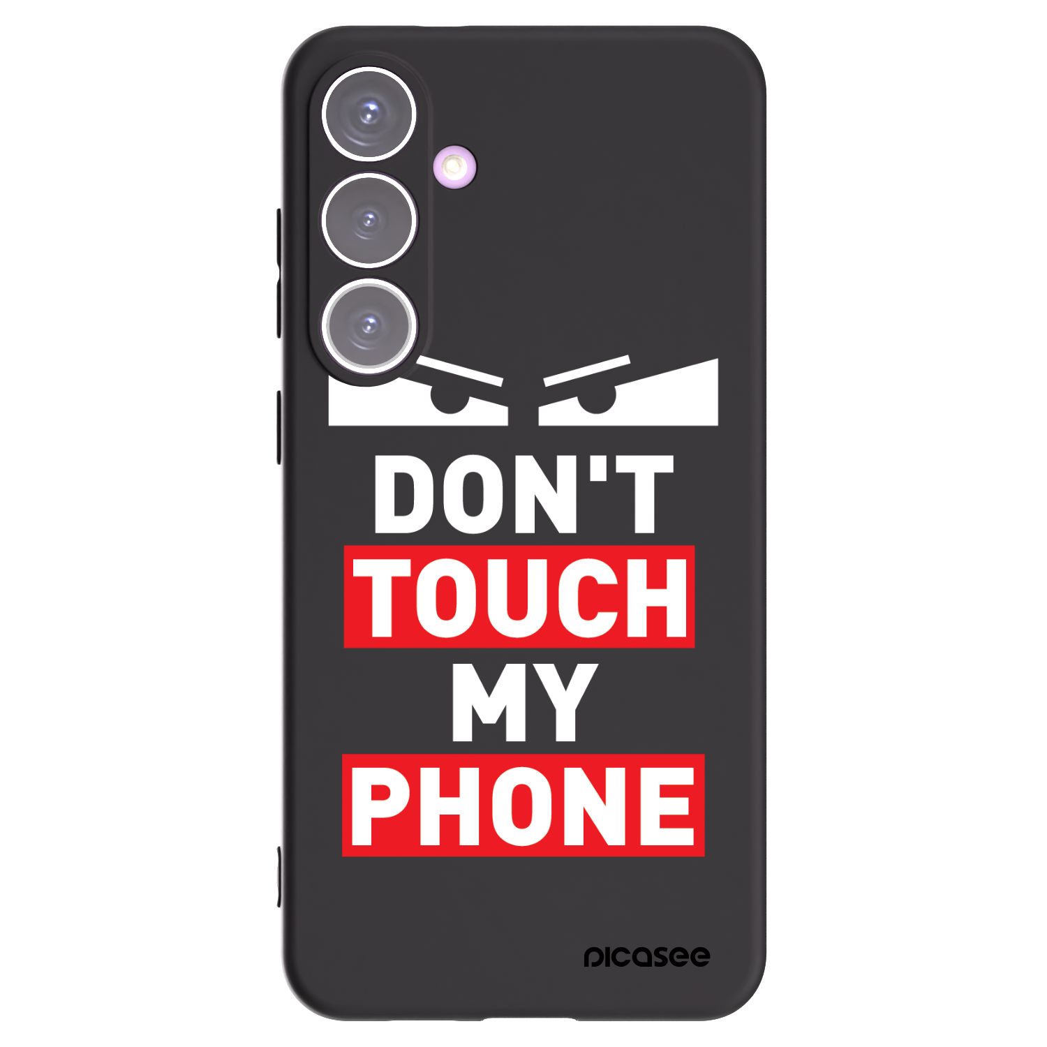 Picasee Μαύρη θήκη σιλικόνης για Samsung Galaxy S24+ S926B 5G - Shadow Eye - Transparent
