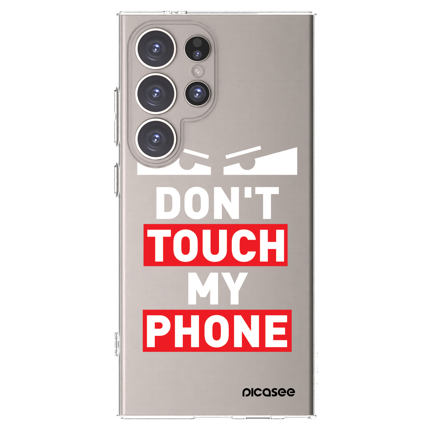 Picasee διαφανής θήκη σιλικόνης Samsung Galaxy S24 Ultra S928B 5G - Shadow Eye - Transparent