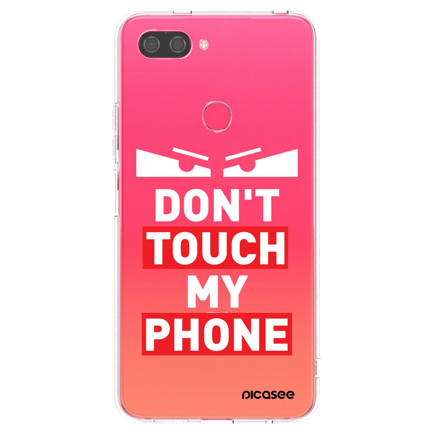 Picasee διαφανής θήκη σιλικόνης Xiaomi Mi 8 Lite - Shadow Eye - Transparent