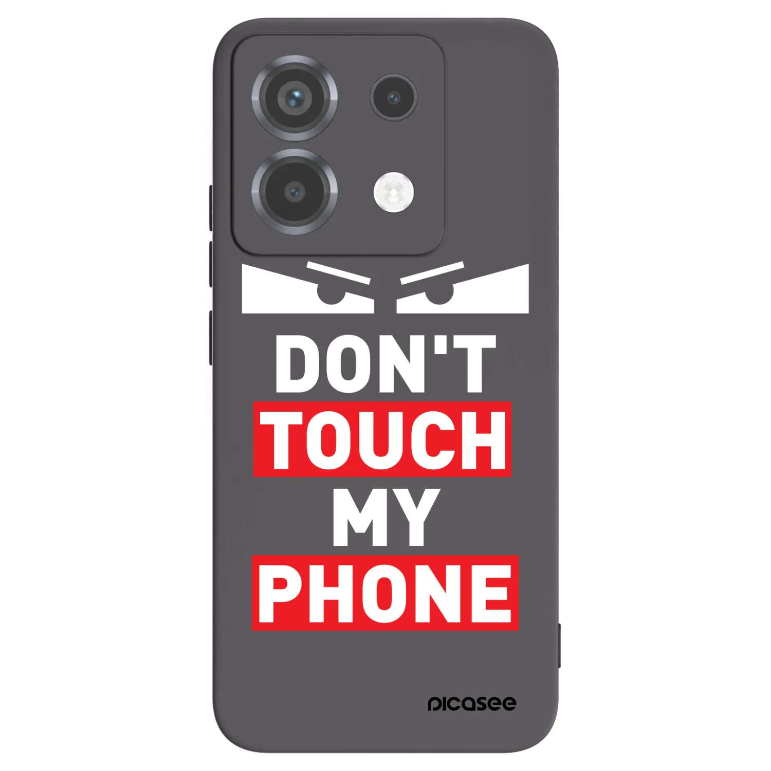 Picasee Μαύρη θήκη σιλικόνης για Xiaomi Poco X6 - Shadow Eye - Transparent