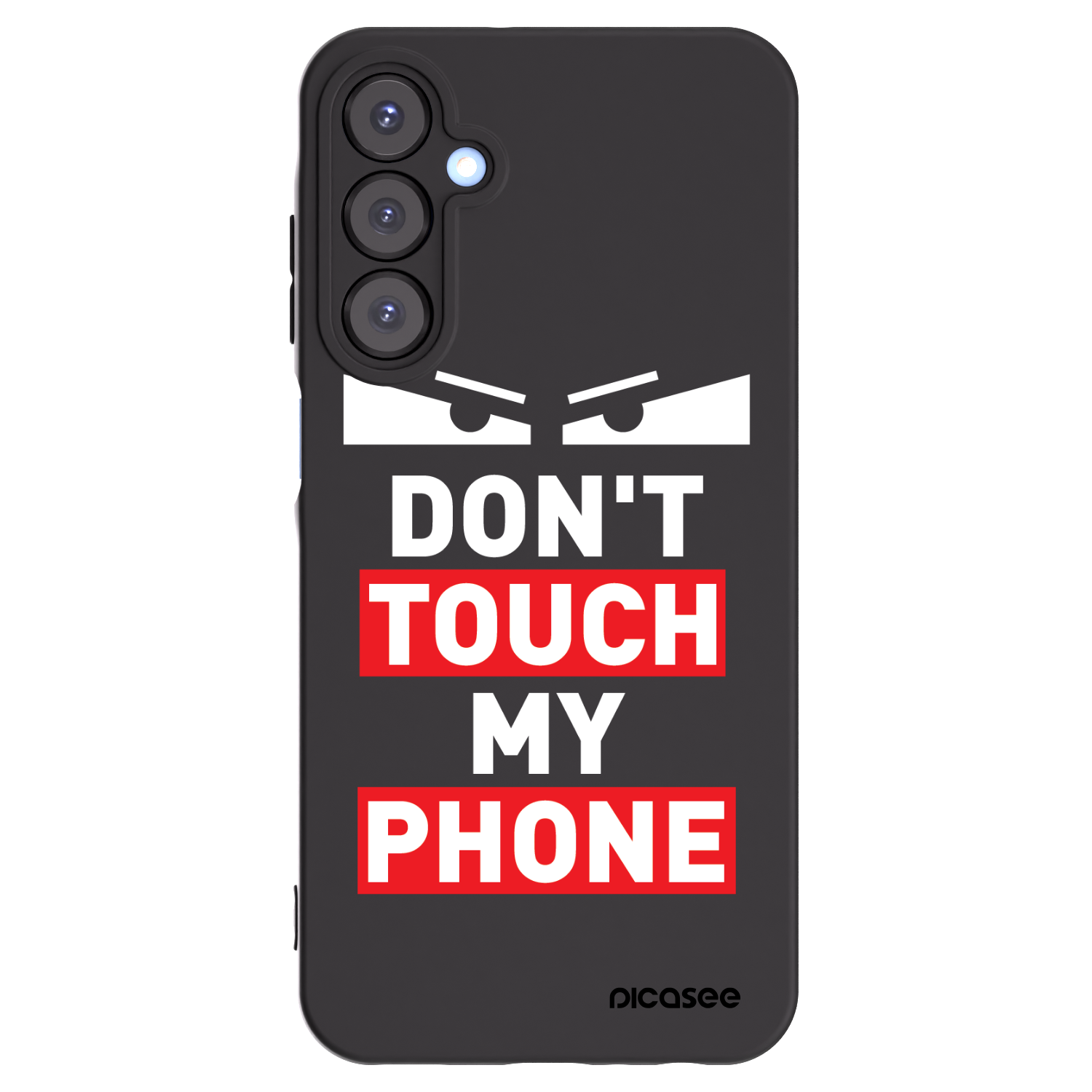 Picasee Μαύρη θήκη σιλικόνης για Samsung Galaxy A25 A256B 5G - Shadow Eye - Transparent