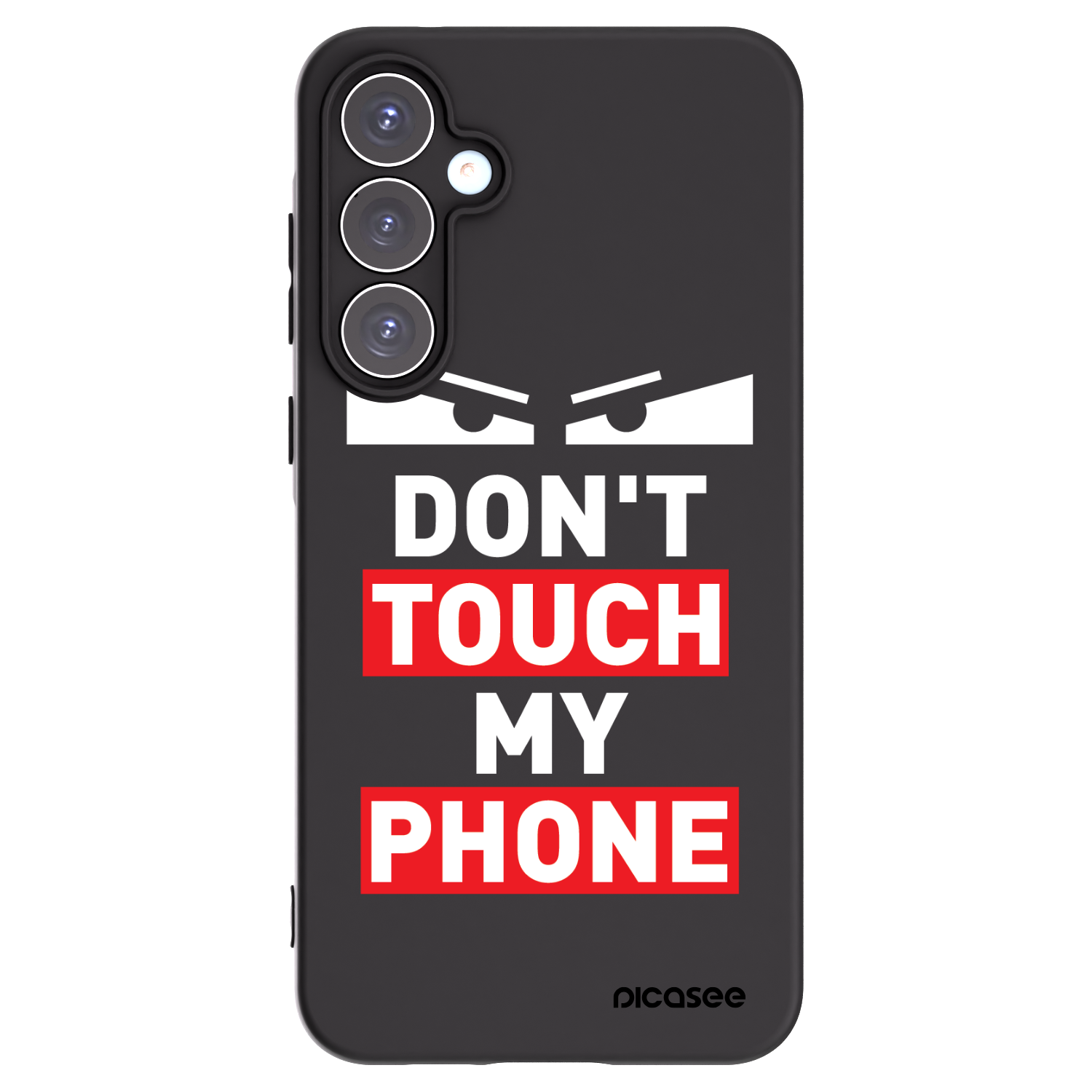 Picasee Μαύρη θήκη σιλικόνης για Samsung Galaxy A55 5G A556B - Shadow Eye - Transparent