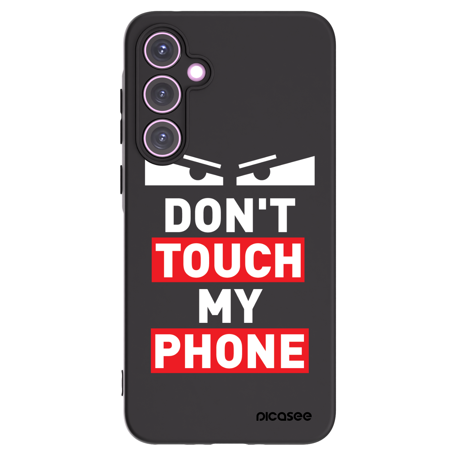 Picasee Μαύρη θήκη σιλικόνης για Samsung Galaxy A35 5G A356B - Shadow Eye - Transparent