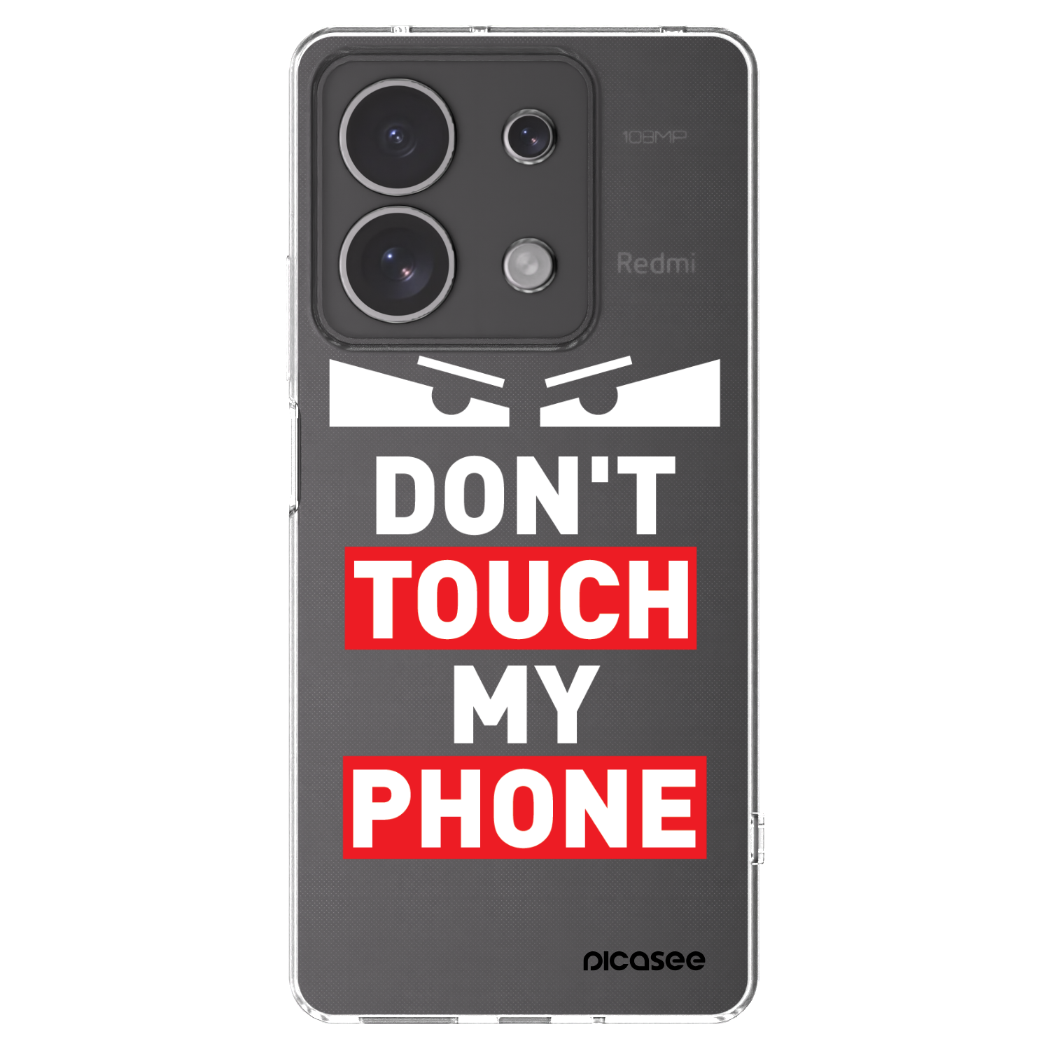 Picasee διαφανής θήκη σιλικόνης Xiaomi Redmi Note 13 4G - Shadow Eye - Transparent