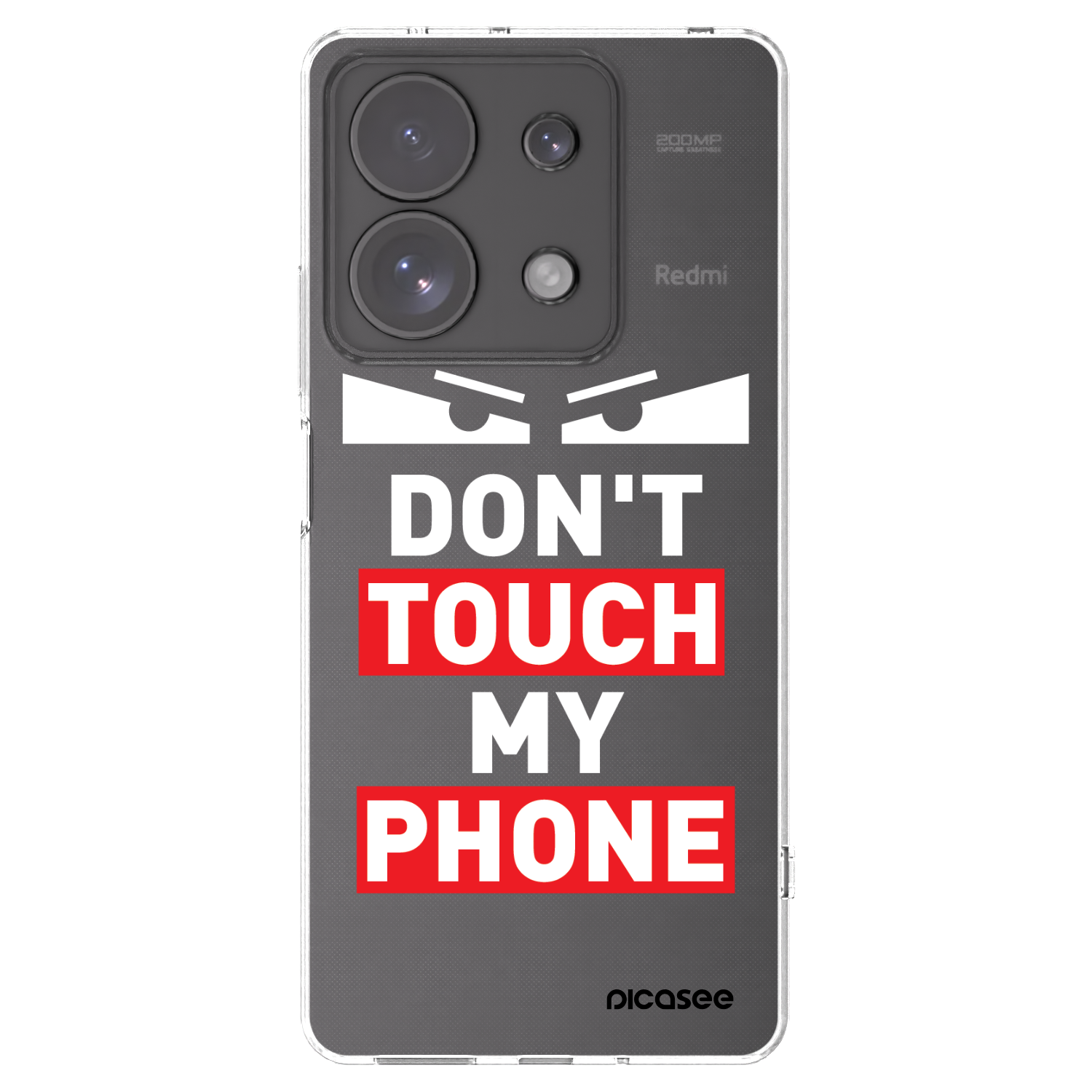 Picasee διαφανής θήκη σιλικόνης Xiaomi Redmi Note 13 Pro 4G - Shadow Eye - Transparent