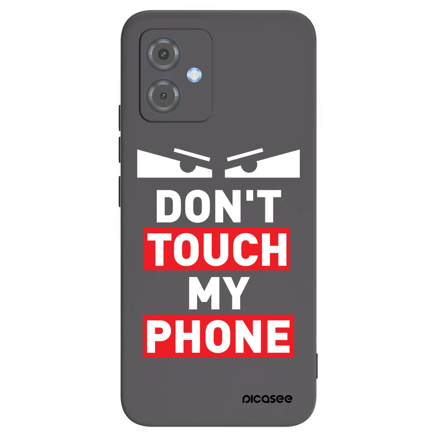 Picasee Μαύρη θήκη σιλικόνης για Motorola Moto G14 - Shadow Eye - Transparent