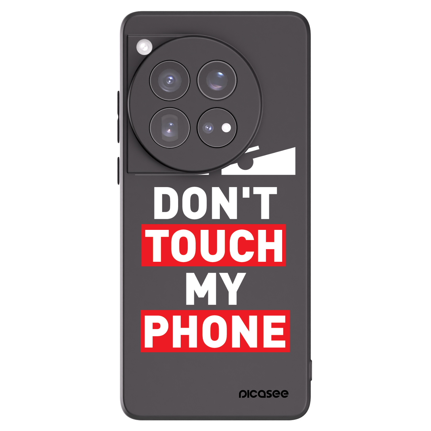 Picasee Μαύρη θήκη σιλικόνης για OnePlus 12 5G - Shadow Eye - Transparent