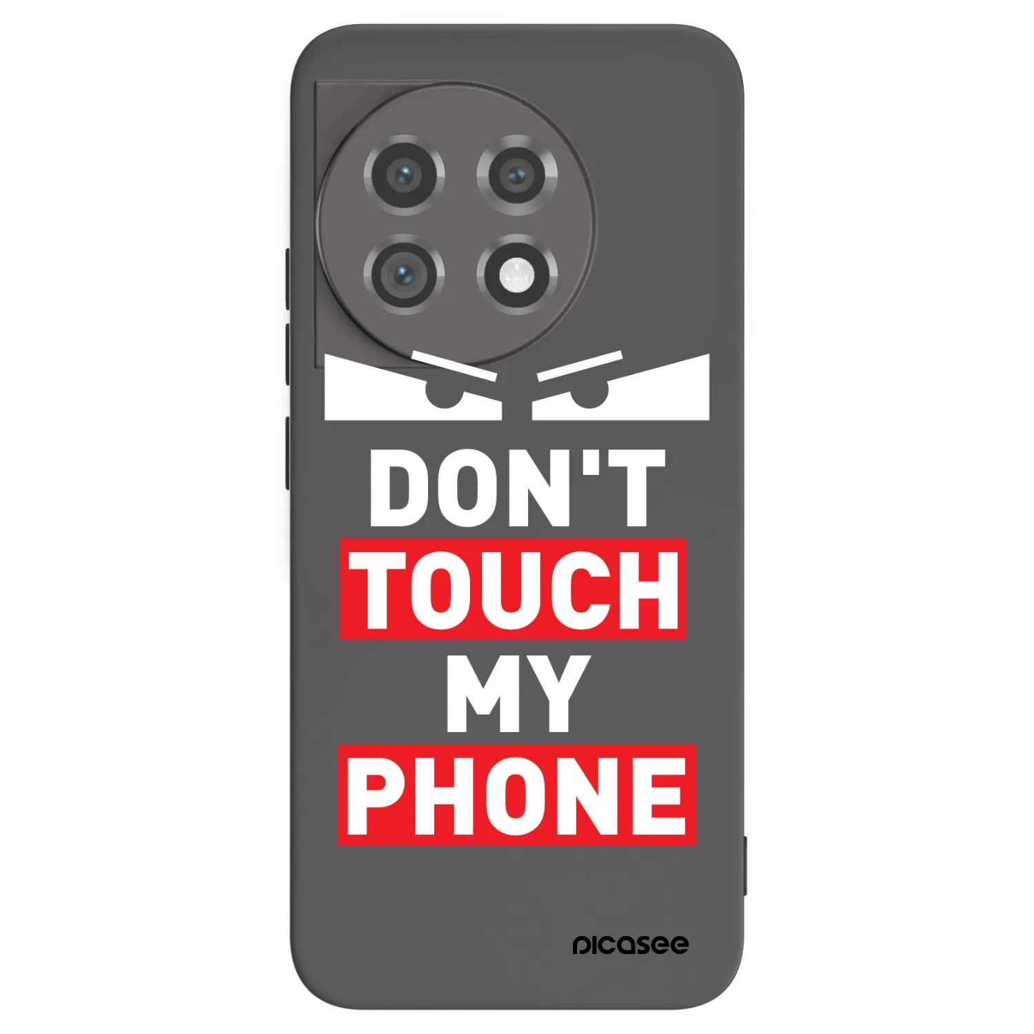 Picasee Μαύρη θήκη σιλικόνης για OnePlus 11 5G - Shadow Eye - Transparent