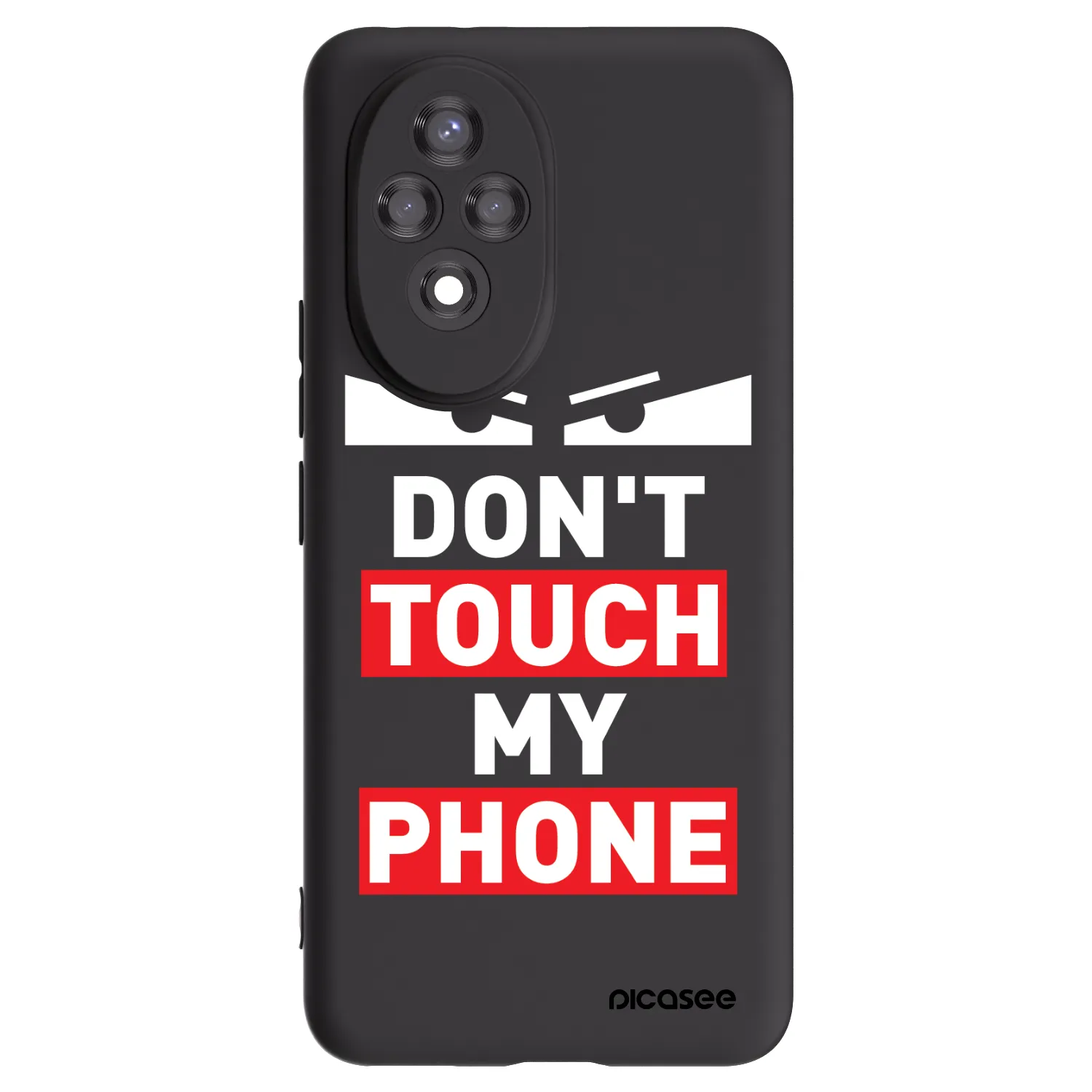 Picasee Μαύρη θήκη σιλικόνης για Honor 200 Pro 5G - Shadow Eye - Transparent