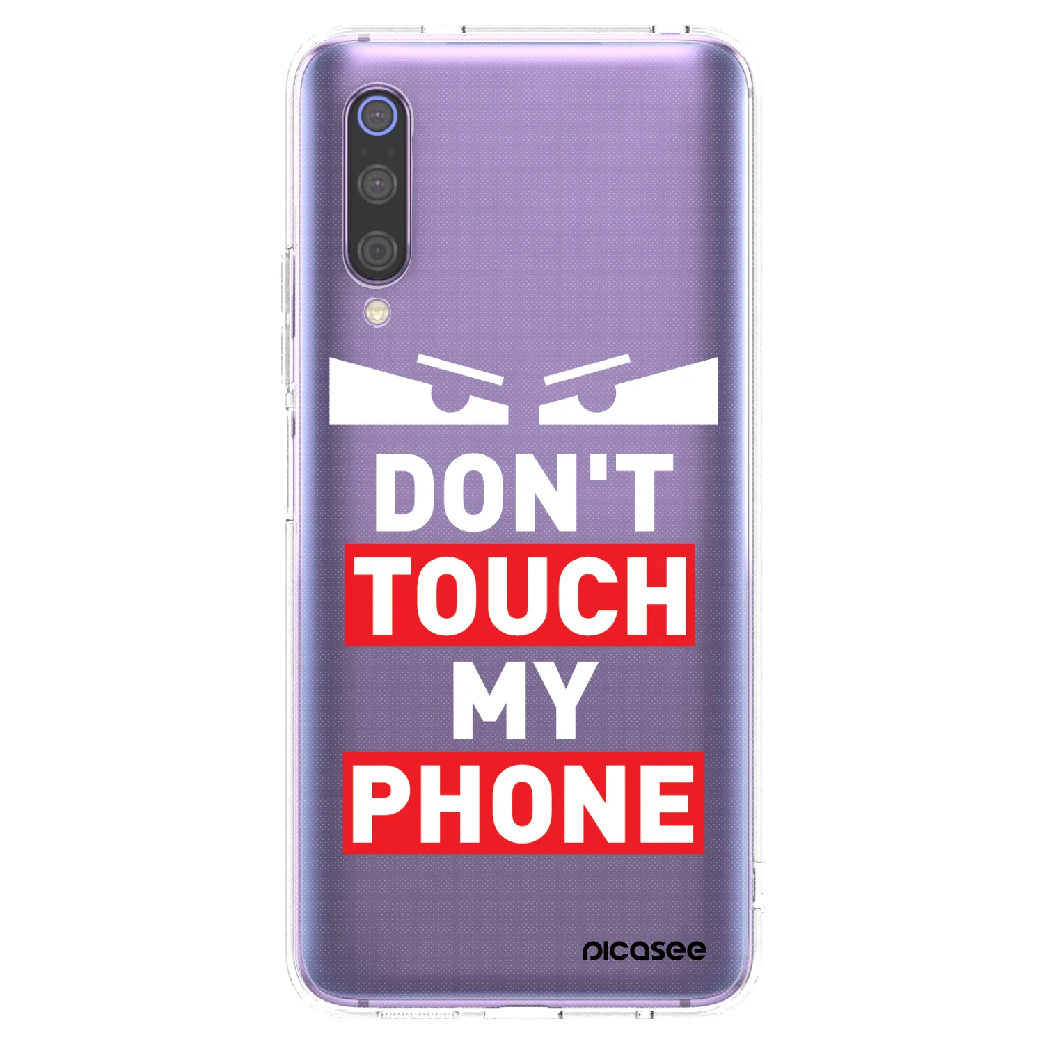 Picasee διαφανής θήκη σιλικόνης Xiaomi Mi 9 - Shadow Eye - Transparent