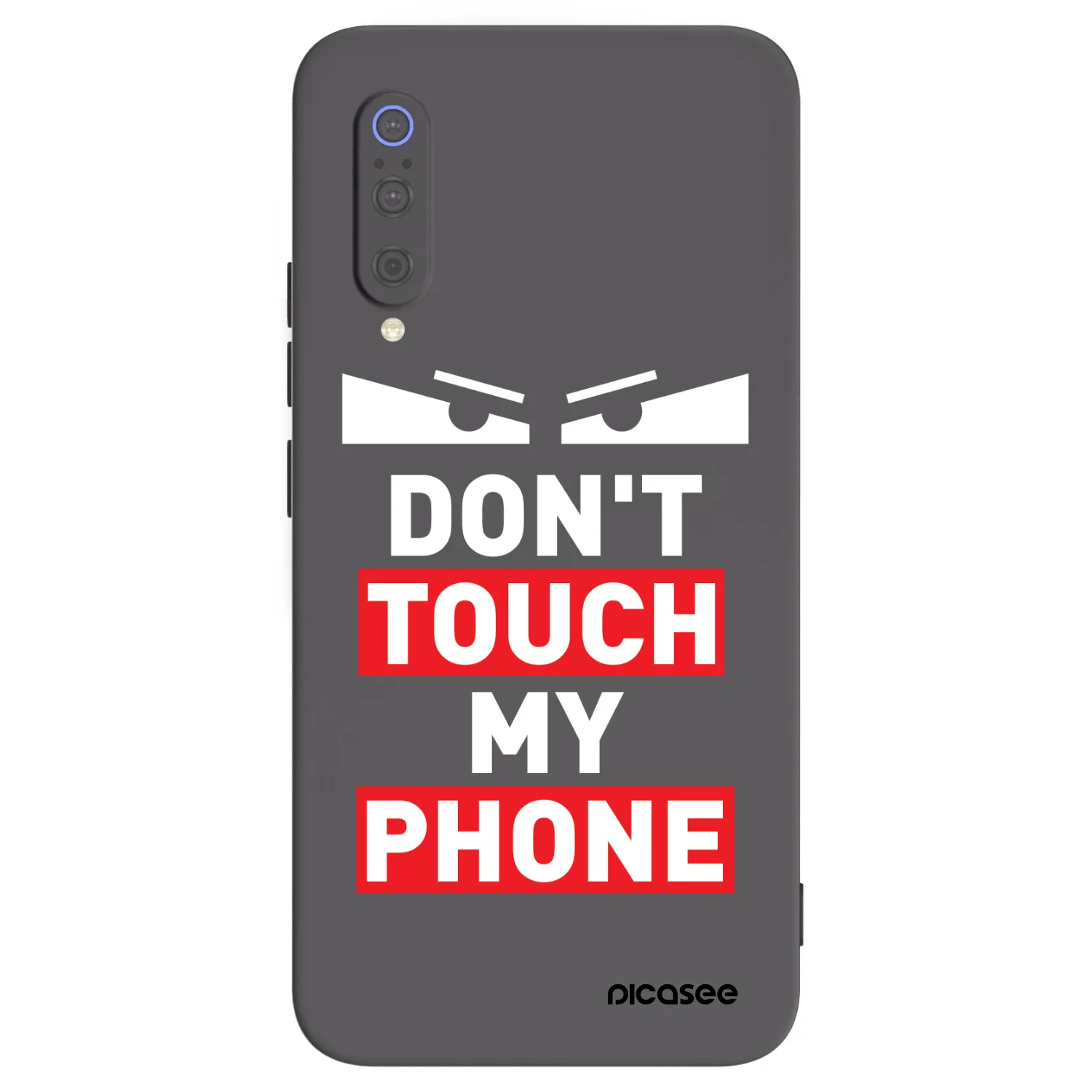 Picasee Μαύρη θήκη σιλικόνης για Xiaomi Mi 9 - Shadow Eye - Transparent