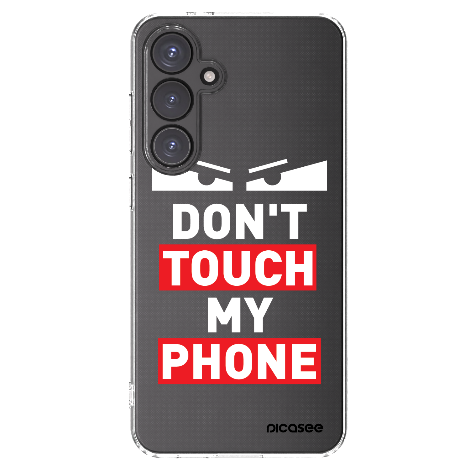 Picasee διαφανής θήκη σιλικόνης Samsung Galaxy S24 FE S721B - Shadow Eye - Transparent