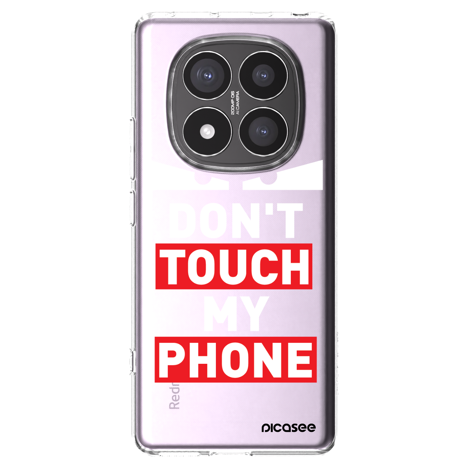 Picasee διαφανής θήκη σιλικόνης Xiaomi Redmi Note 14 Pro+ 5G - Shadow Eye - Transparent