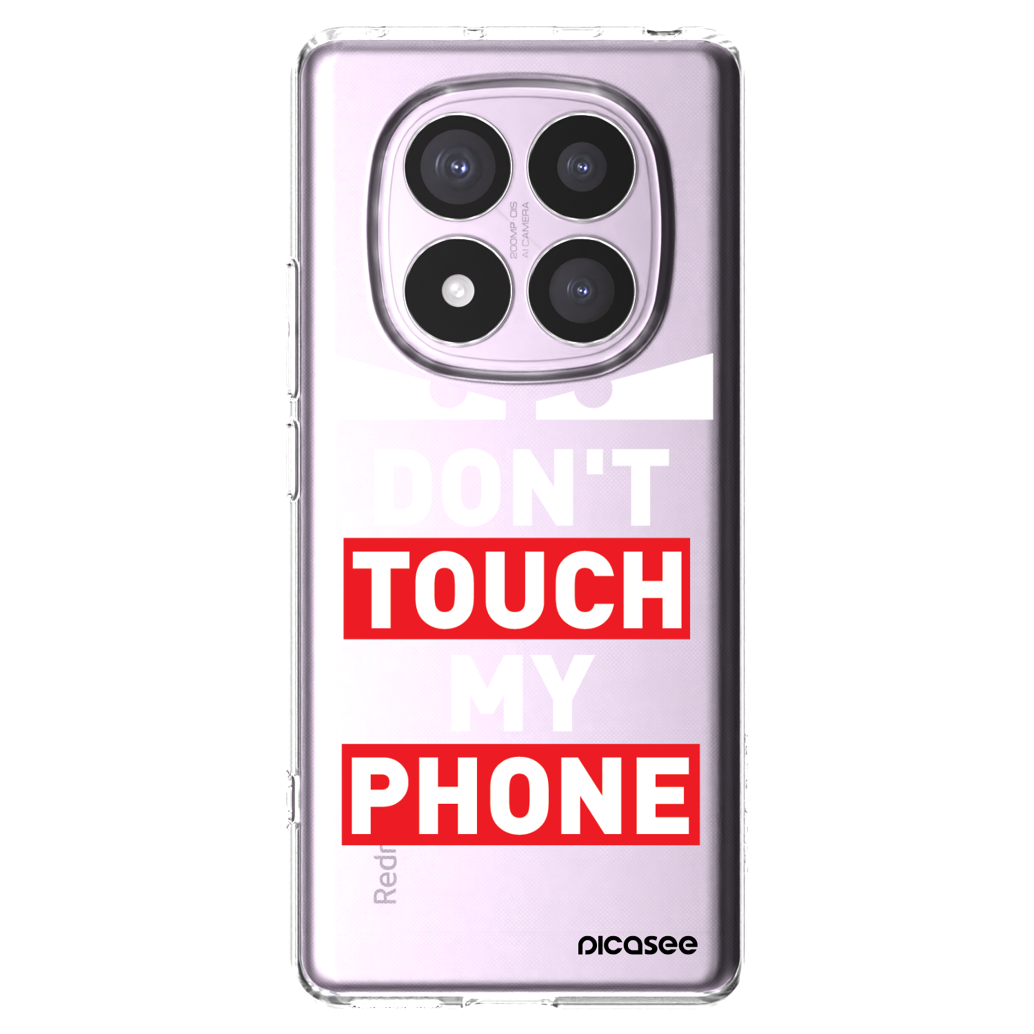 Picasee διαφανής θήκη σιλικόνης Xiaomi Redmi Note 14 Pro 5G - Shadow Eye - Transparent