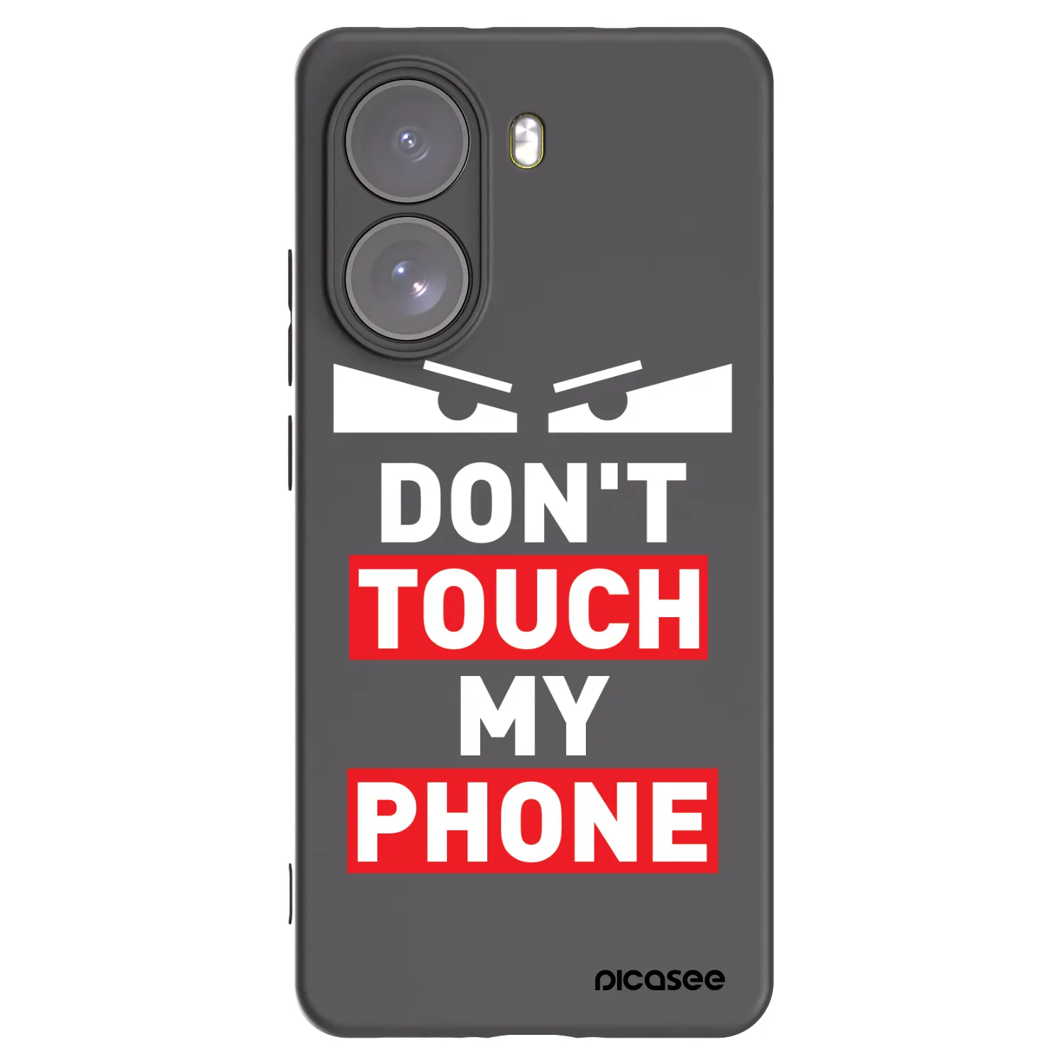 Picasee Μαύρη θήκη σιλικόνης για Xiaomi Poco X7 - Shadow Eye - Transparent