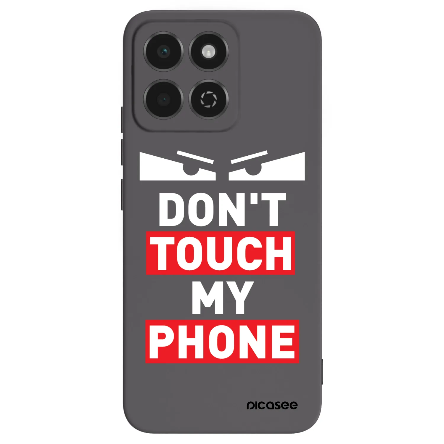 Picasee Μαύρη θήκη σιλικόνης για Honor 200 Smart 5G - Shadow Eye - Transparent